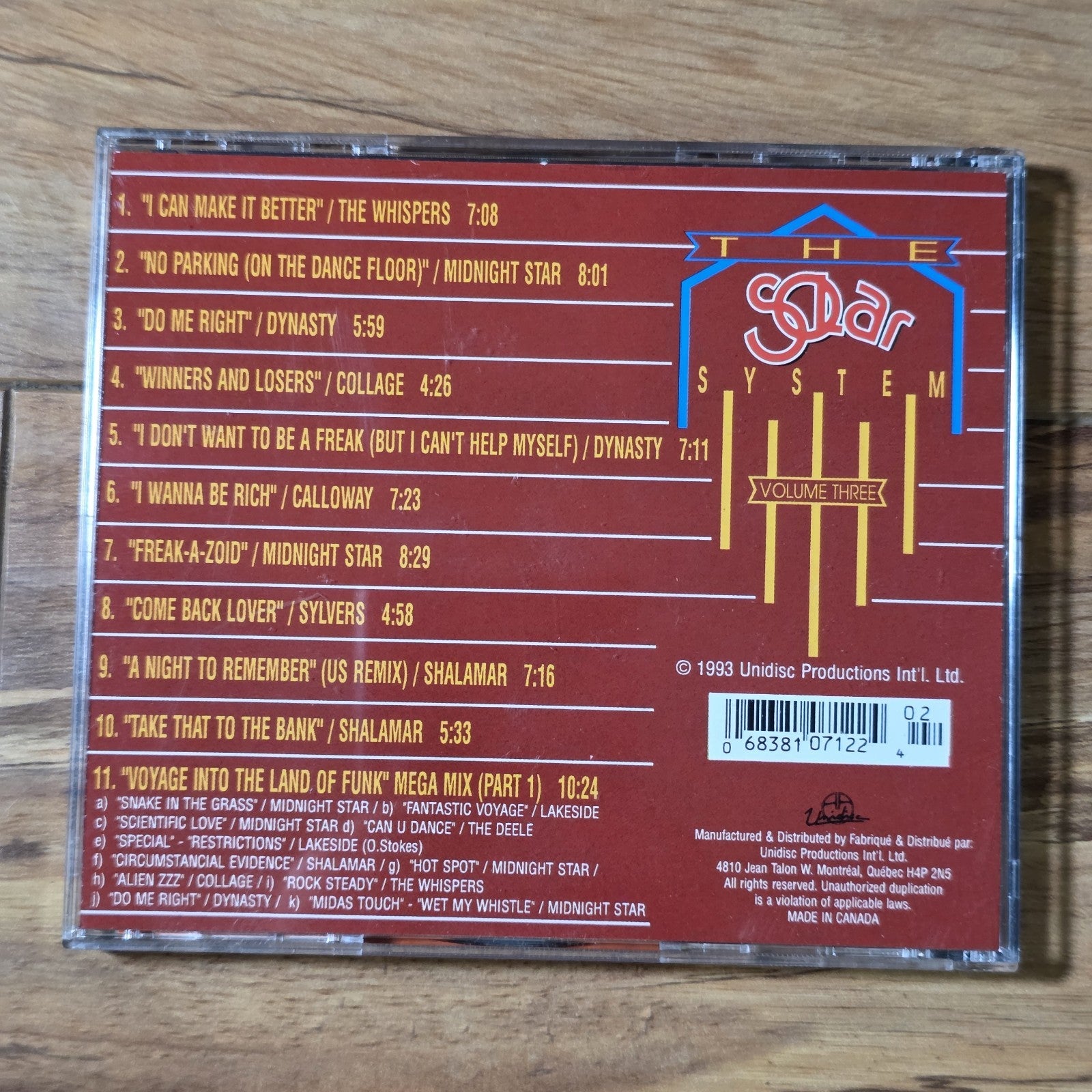 Various Artists - The Solar System Vol 3 CD Compilation Dance Electronic