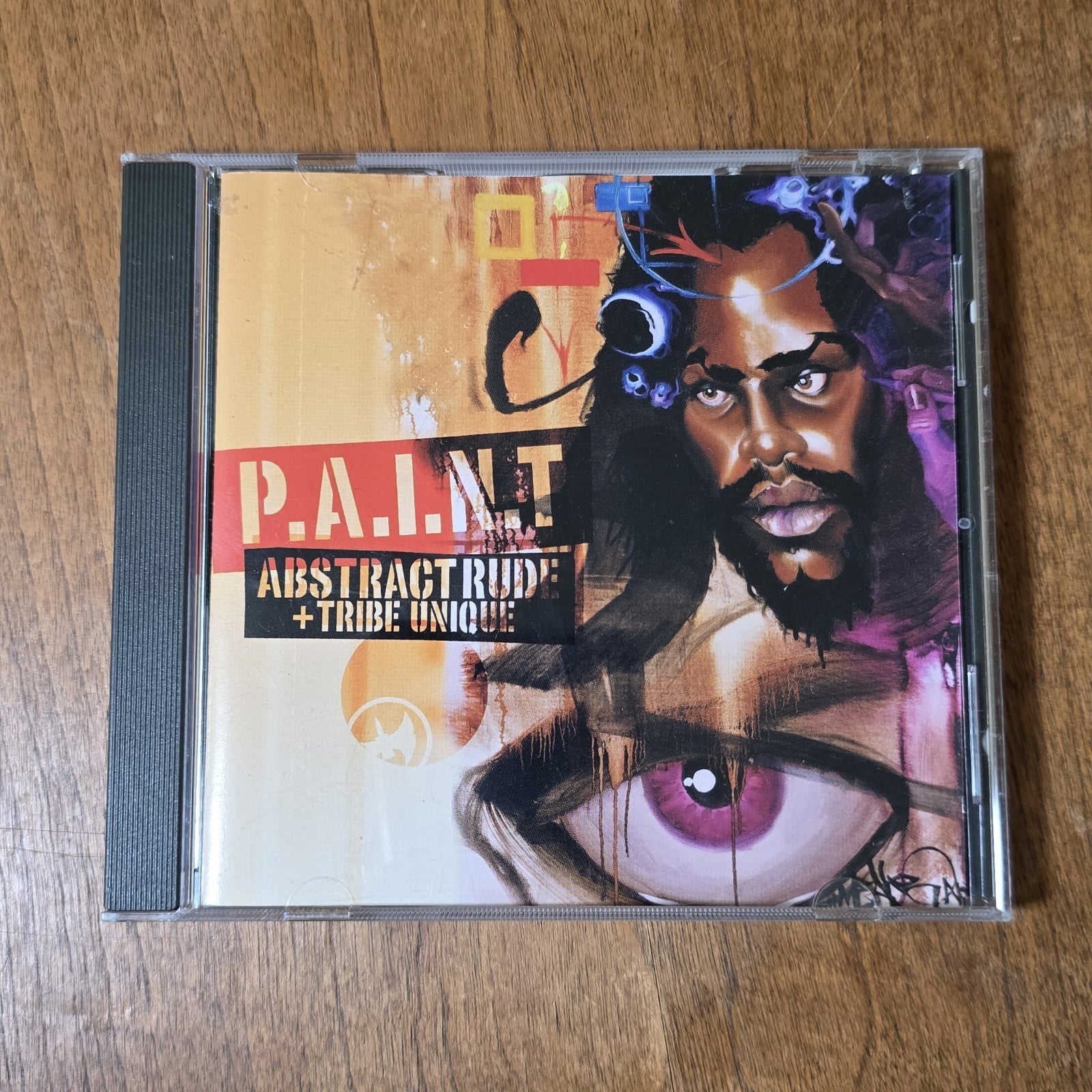 Abstract Rude - P.A.I.N.T. CD 2001 Battle Axe Records Underground Hip Hop Rap