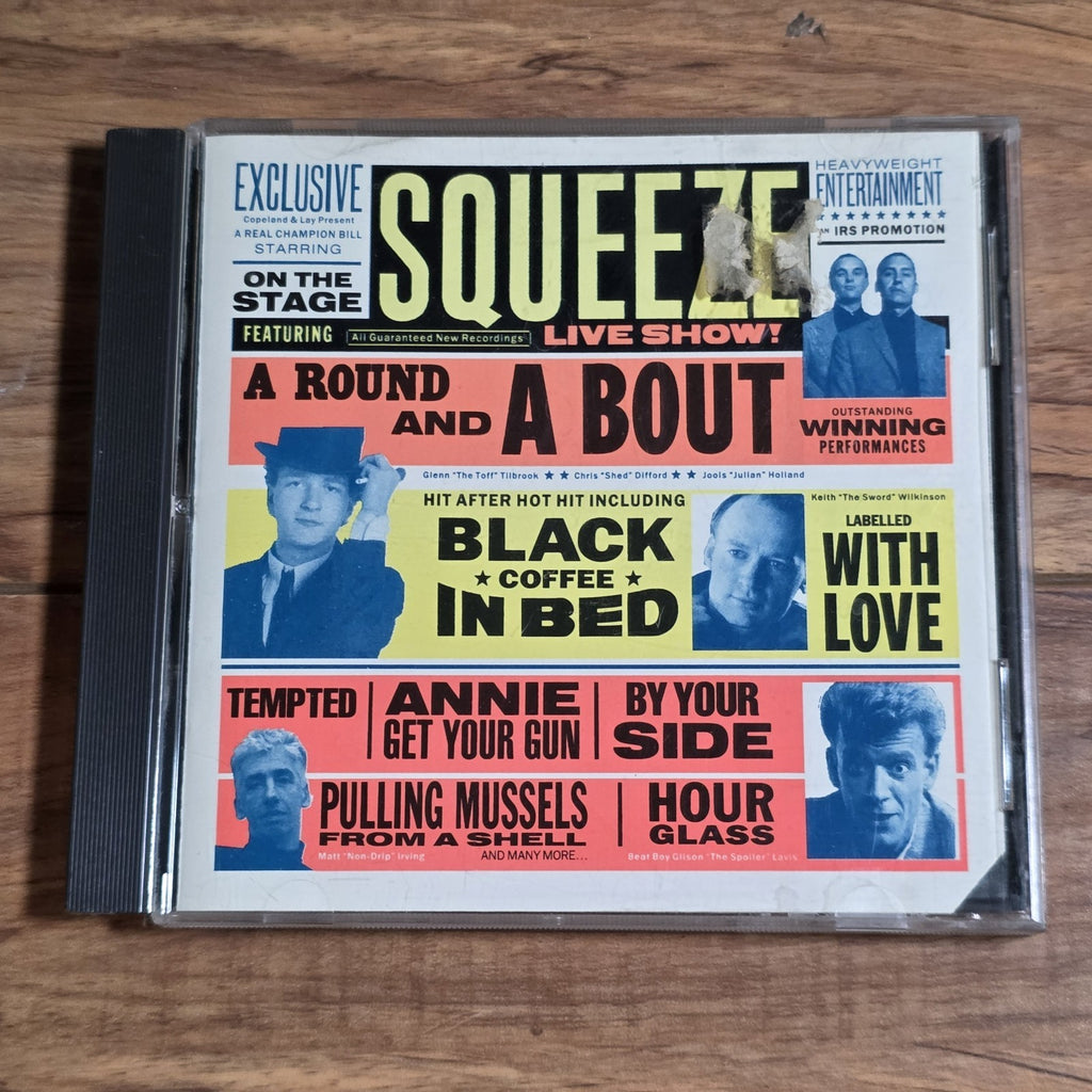 Squeeze - A Round And A Bout CD Live Album 1990 New Wave