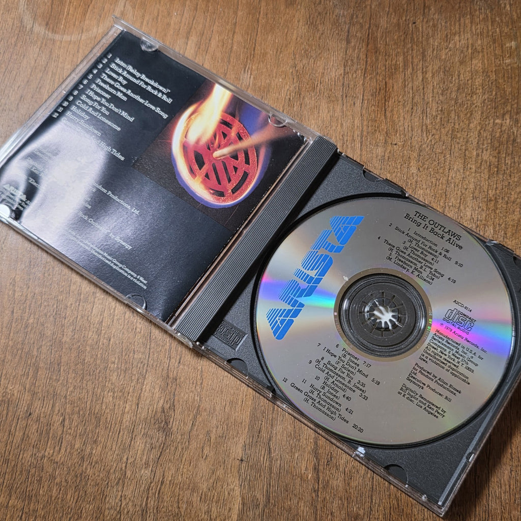 The Outlaws - Bringin' It Back Alive CD Live Album 1978 Southern Rock Rare HTF