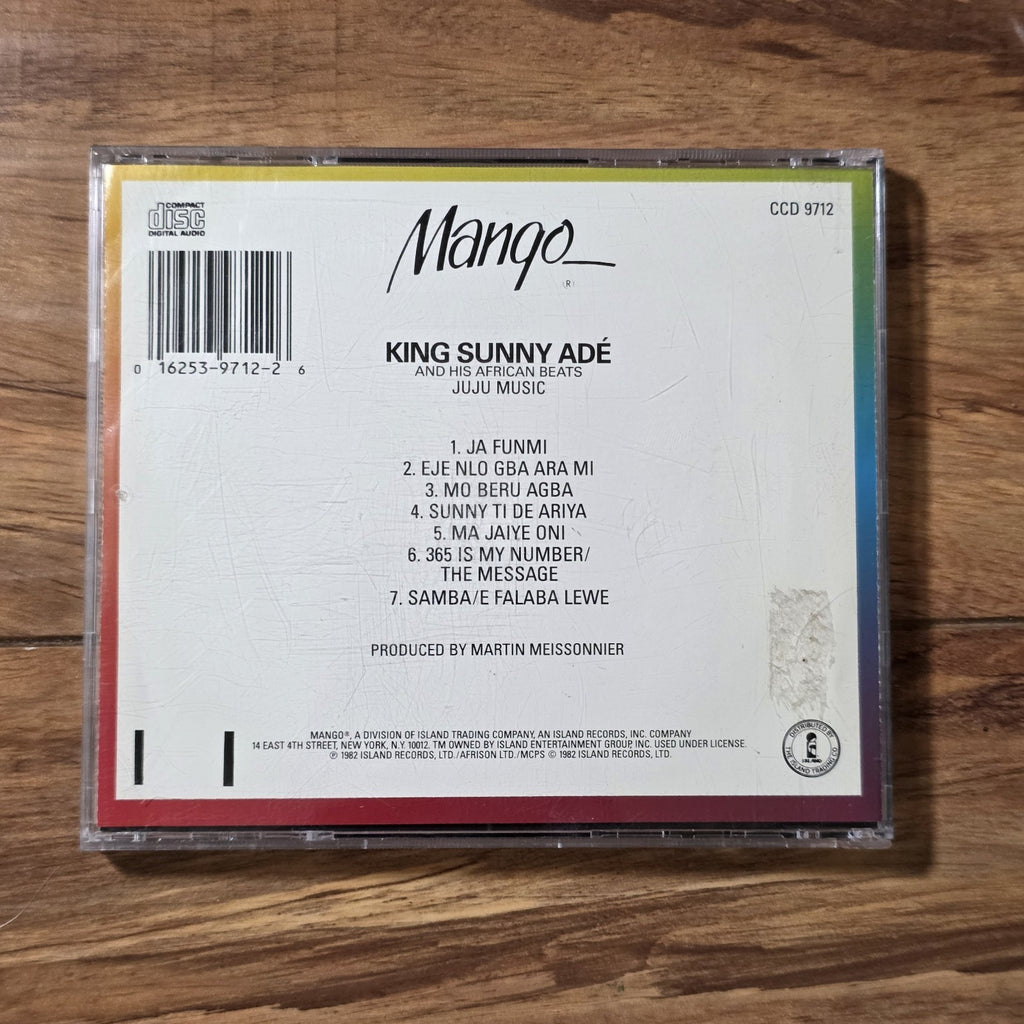 King Sunny Ade and His African Beats - Juju Music CD Album 1982 World HTF