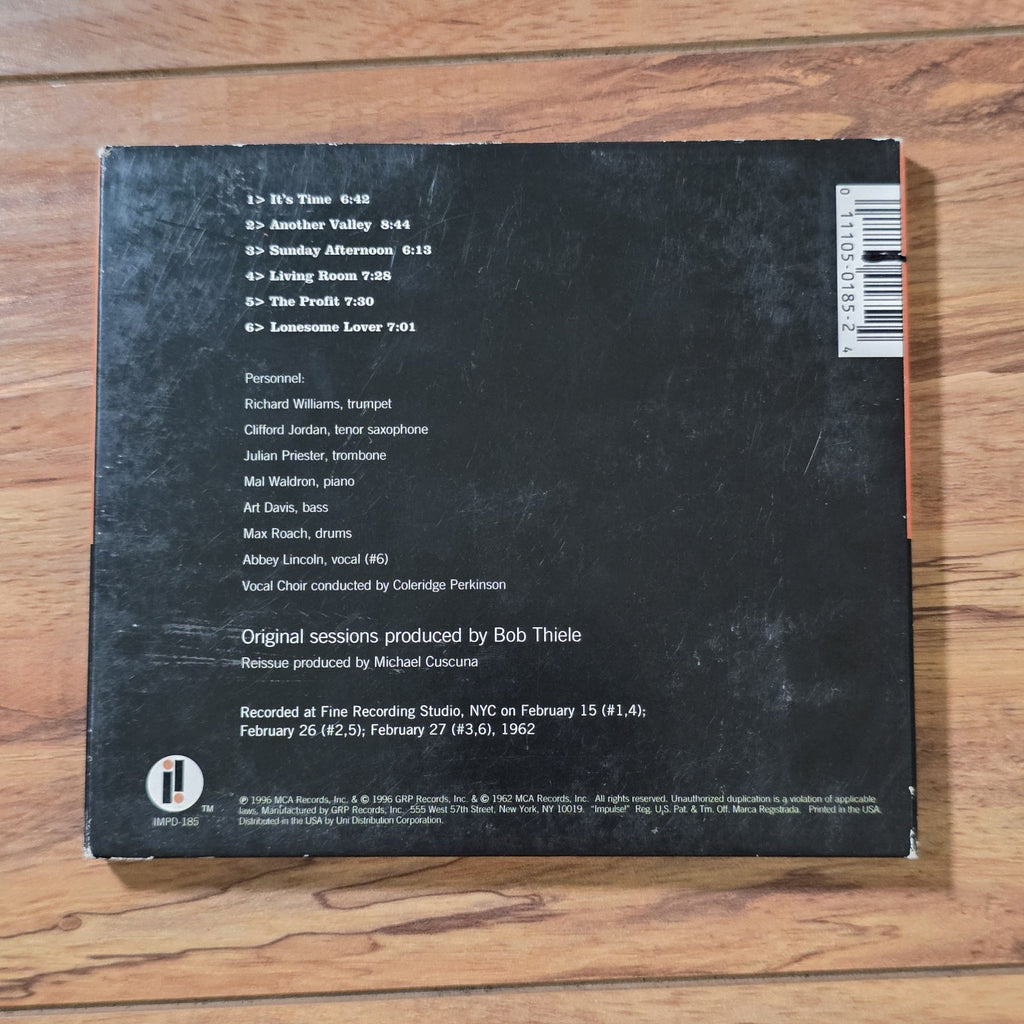 Max Roach - It's Time CD Album 1996 Jazz Rare HTF