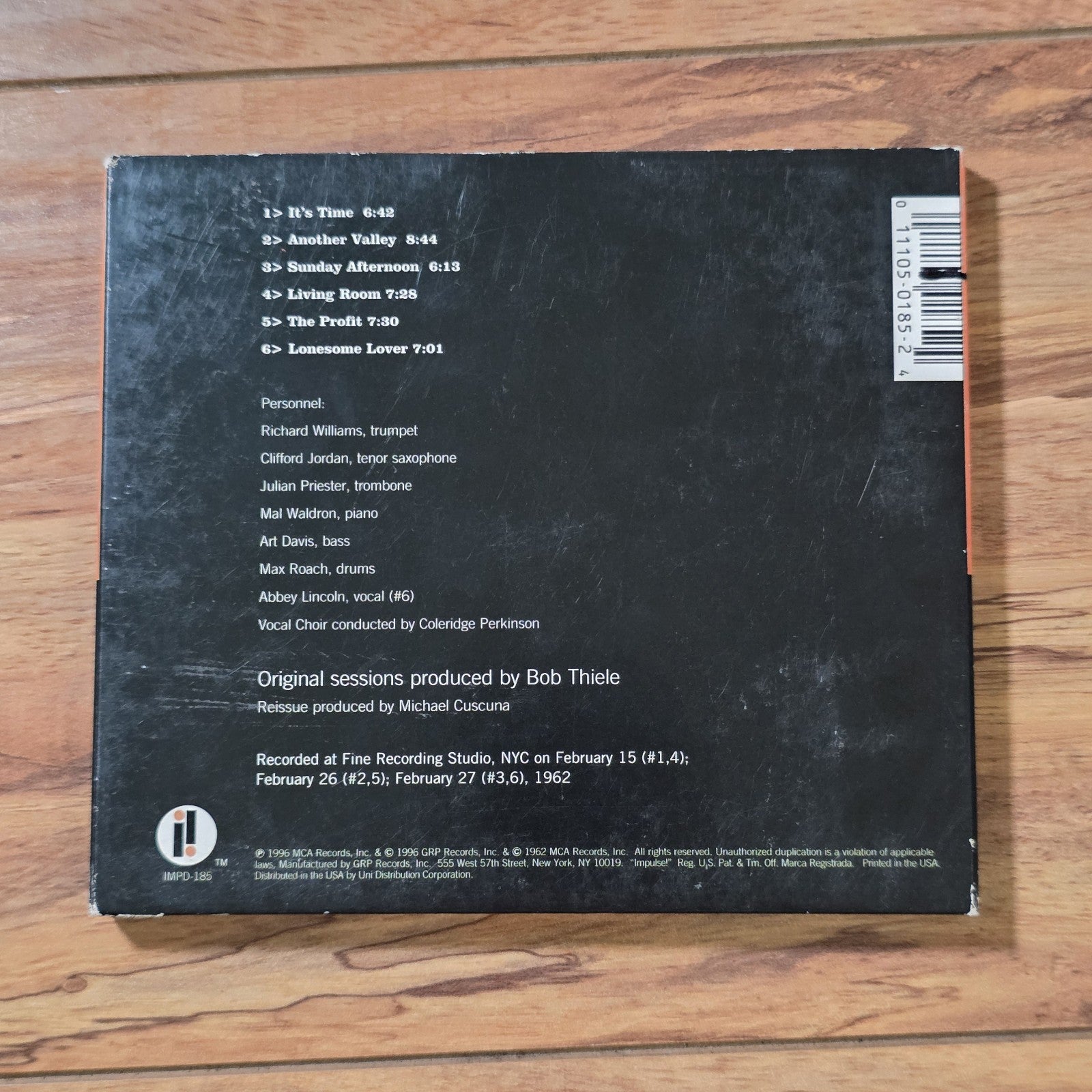 Max Roach - It's Time CD Album 1996 Jazz Rare HTF