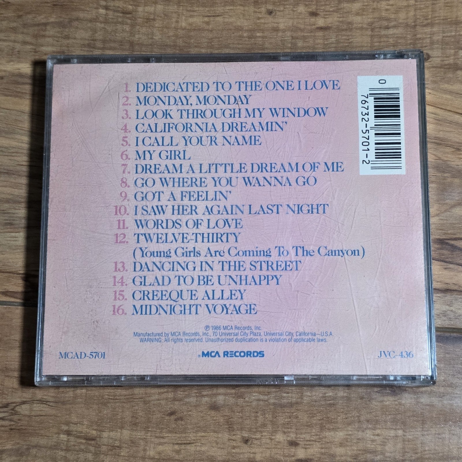 The Mamas & The Papas - Their 16 Greatest Hits CD Compilation 2012 Folk Rock