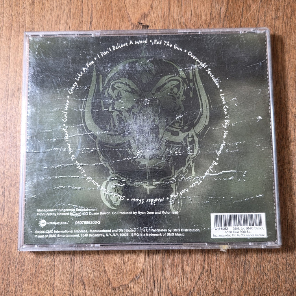 Motörhead - Overnight Sensation CD Album 1996 Heavy Metal