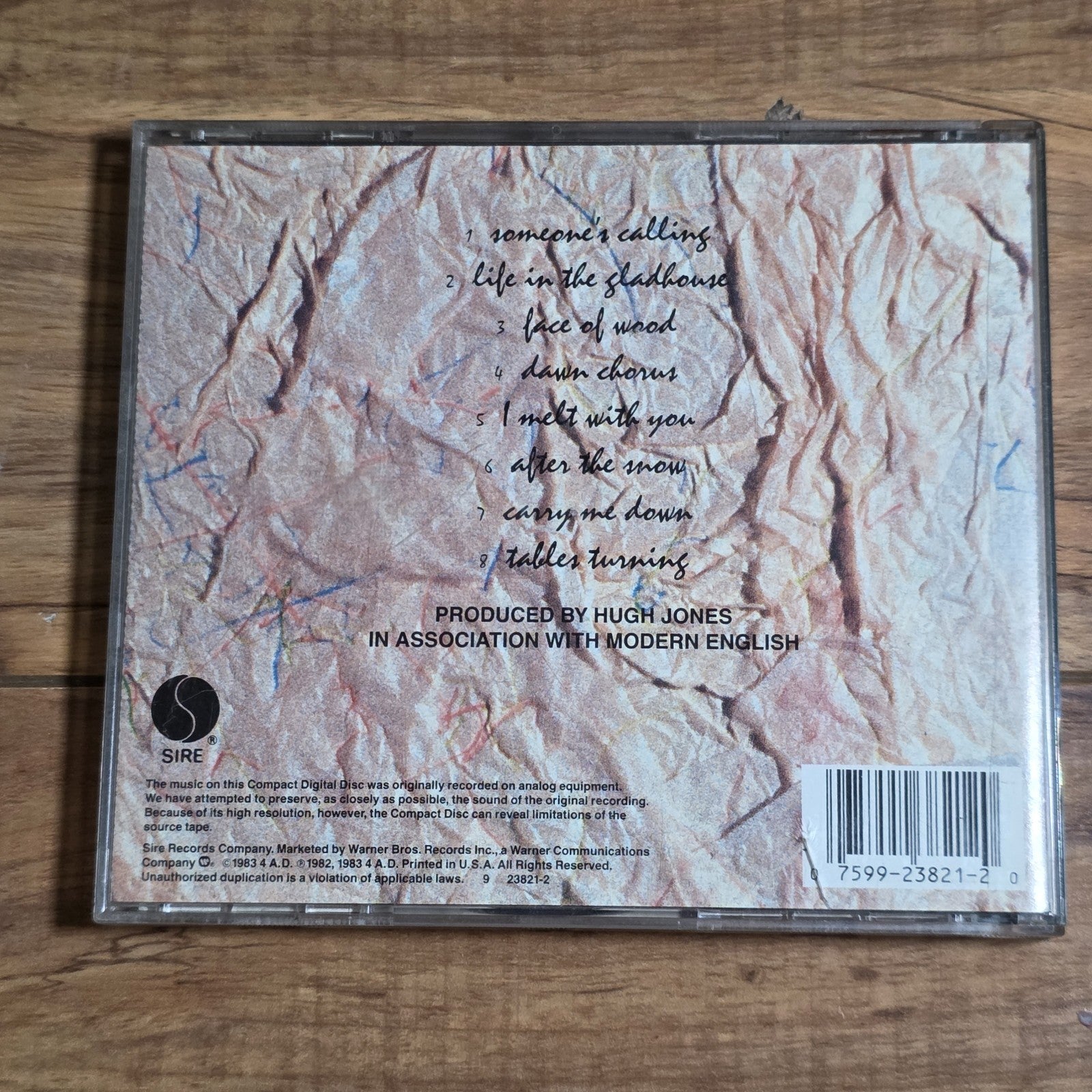 Modern English - After The Snow CD Album 1982 New Wave