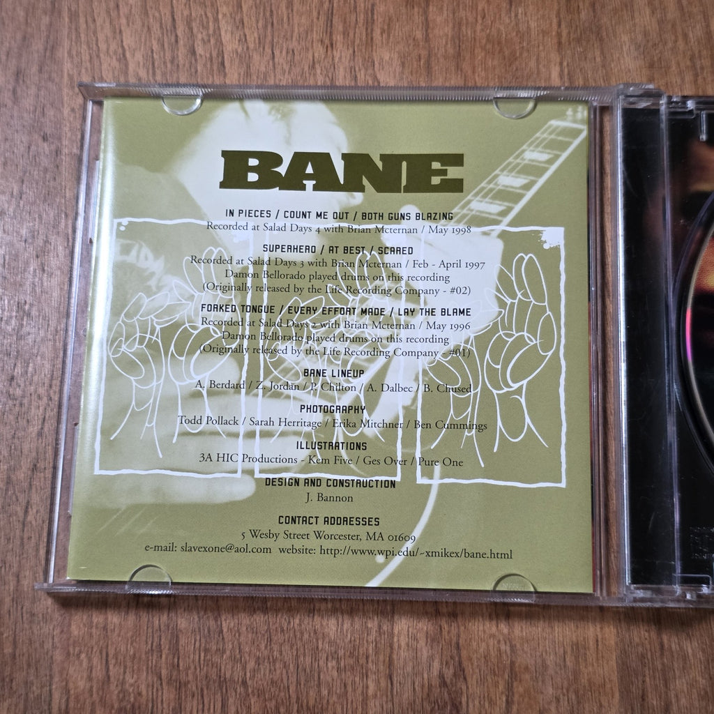 Bane - Holding This Moment CD EP 1998 Hardcore HTF