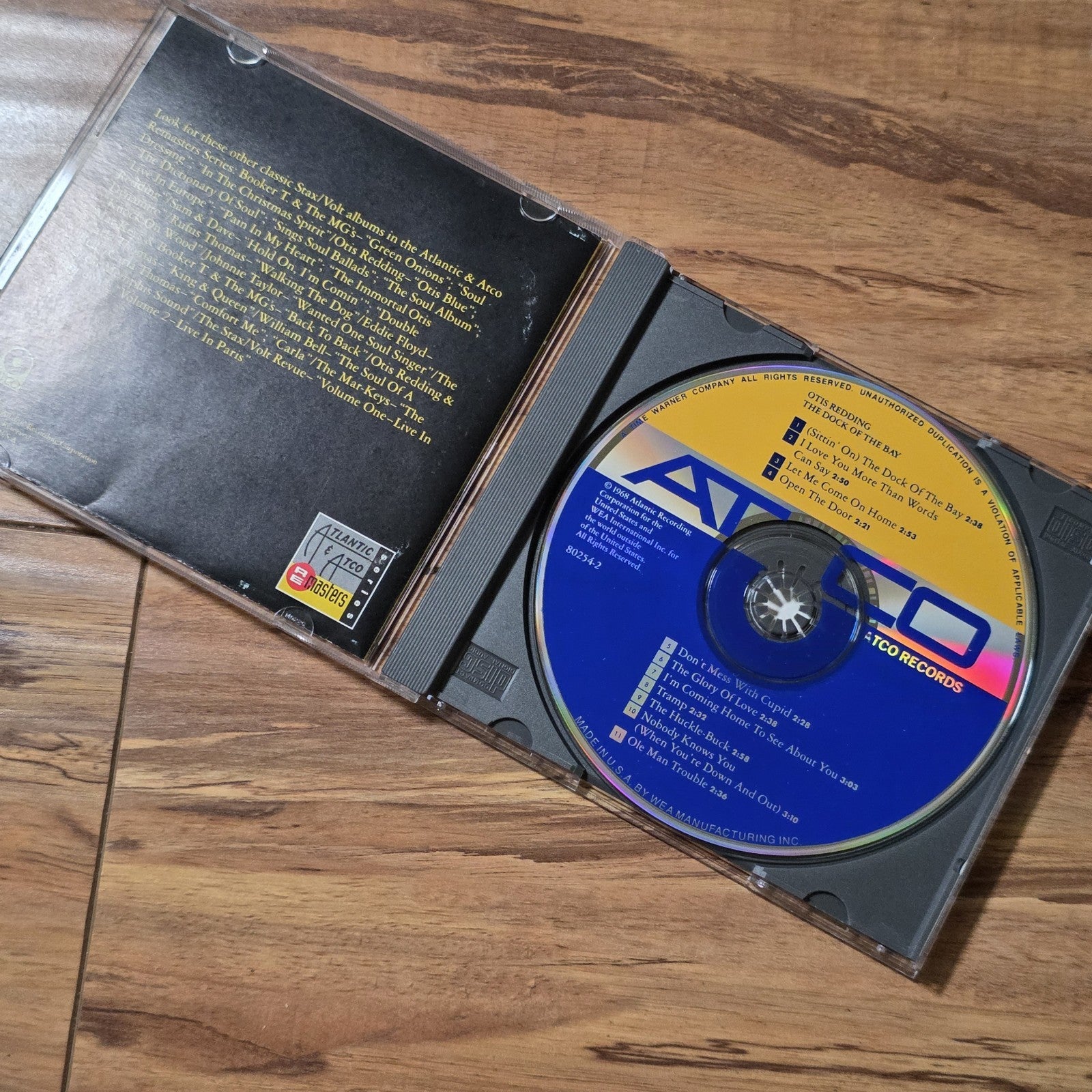 Otis Redding - The Dock of the Bay CD Album 1968 Soul R&B