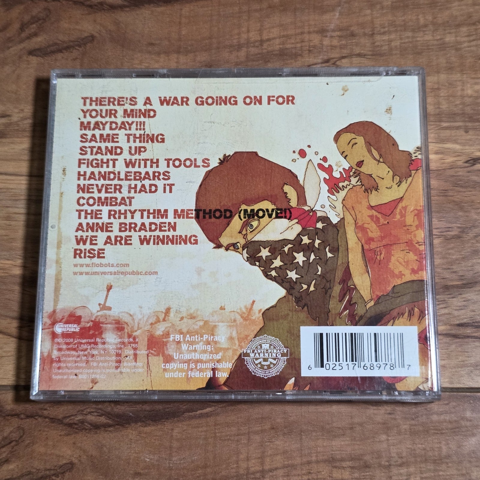 Flobots - Fight With Tools CD Album 2008 Alternative Hip Hop