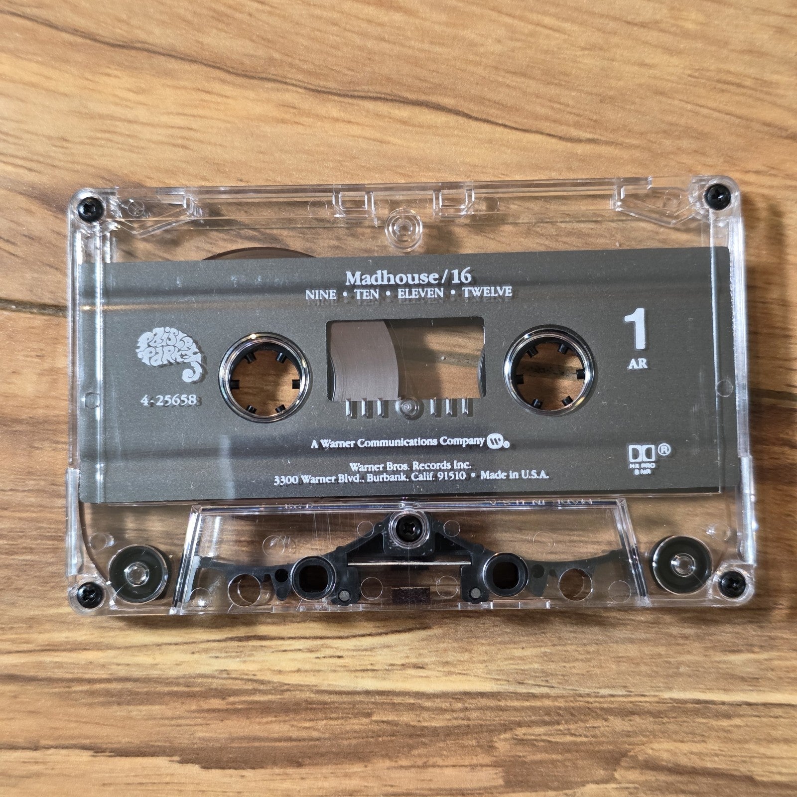 Madhouse - 16 Album 1987 Jazz Funk Cassette Prince Paisley Park Records Rare HTF