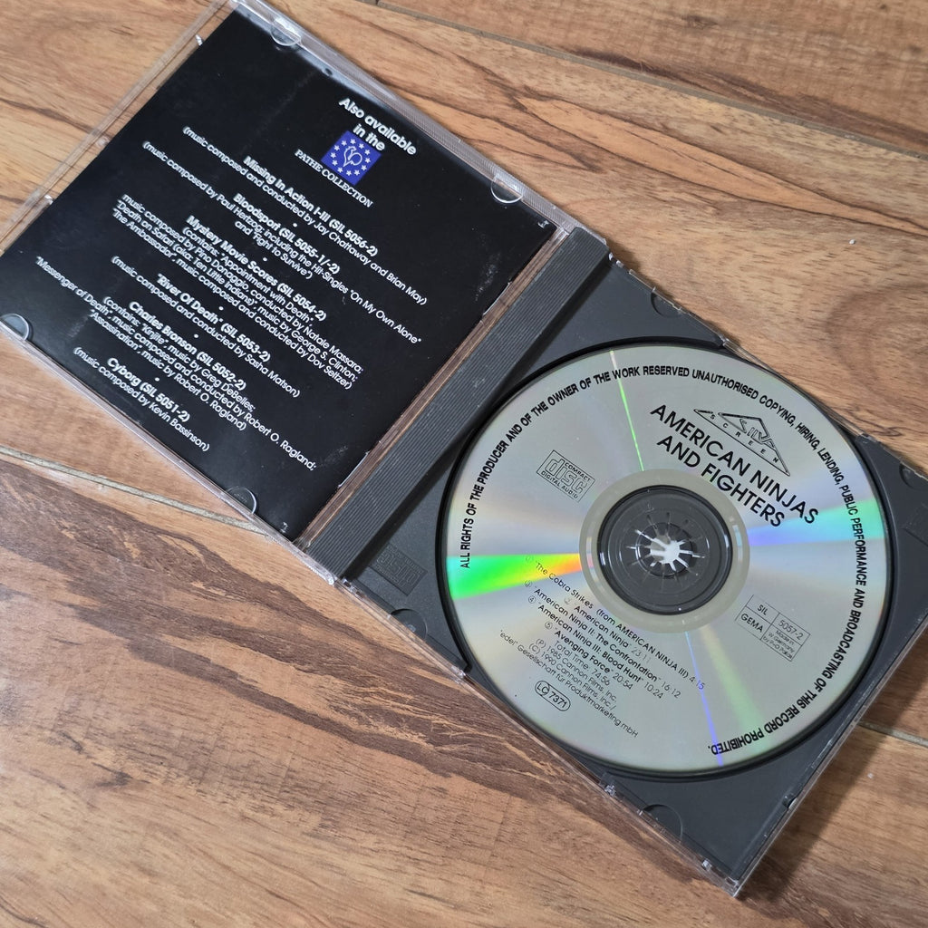 American Ninjas and Fighters Soundtrack CD 1990 Silva Screen Score 90s Rare HTF
