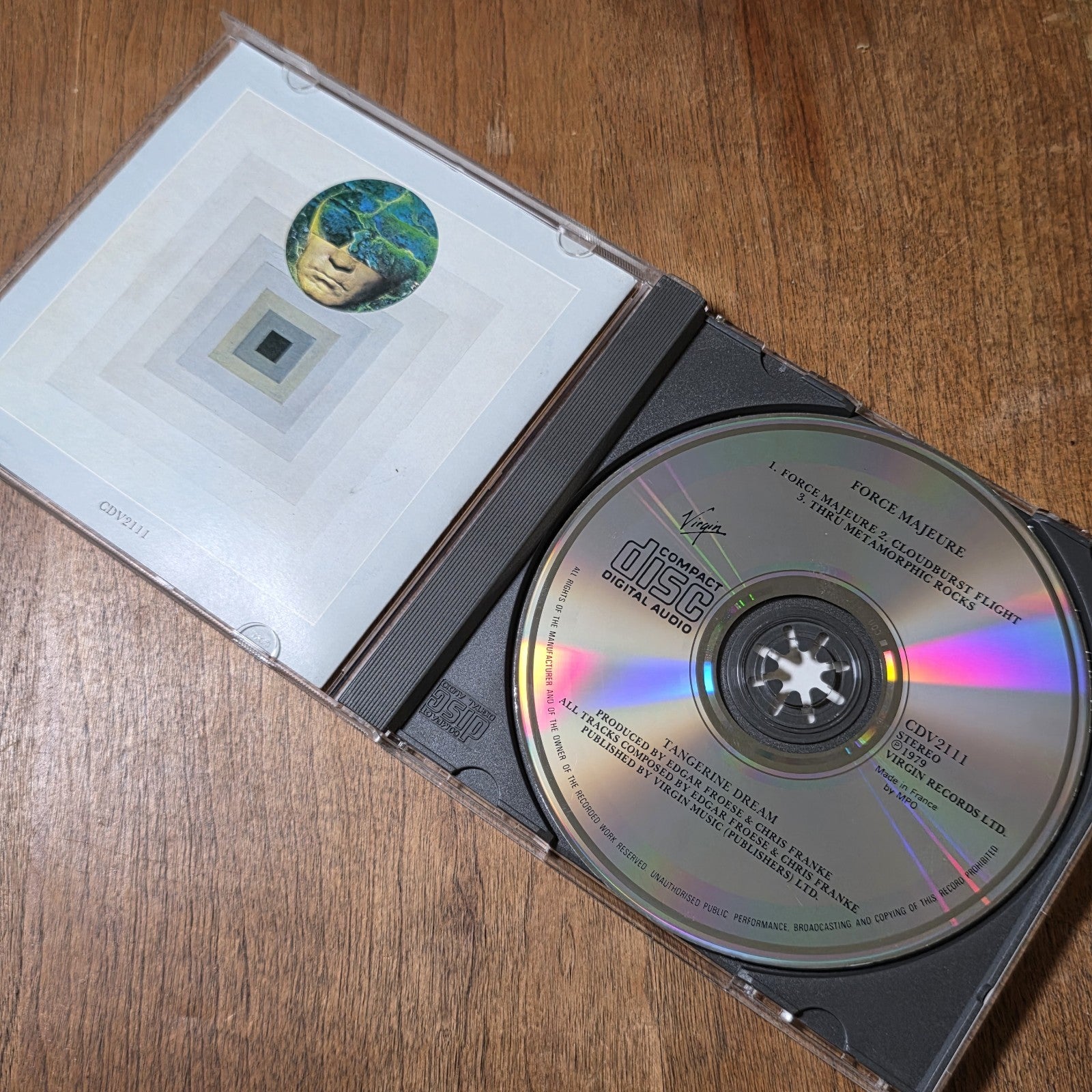 Tangerine Dream - Force Majeure CD 1st France Press Electronic Ambient Rare HTF