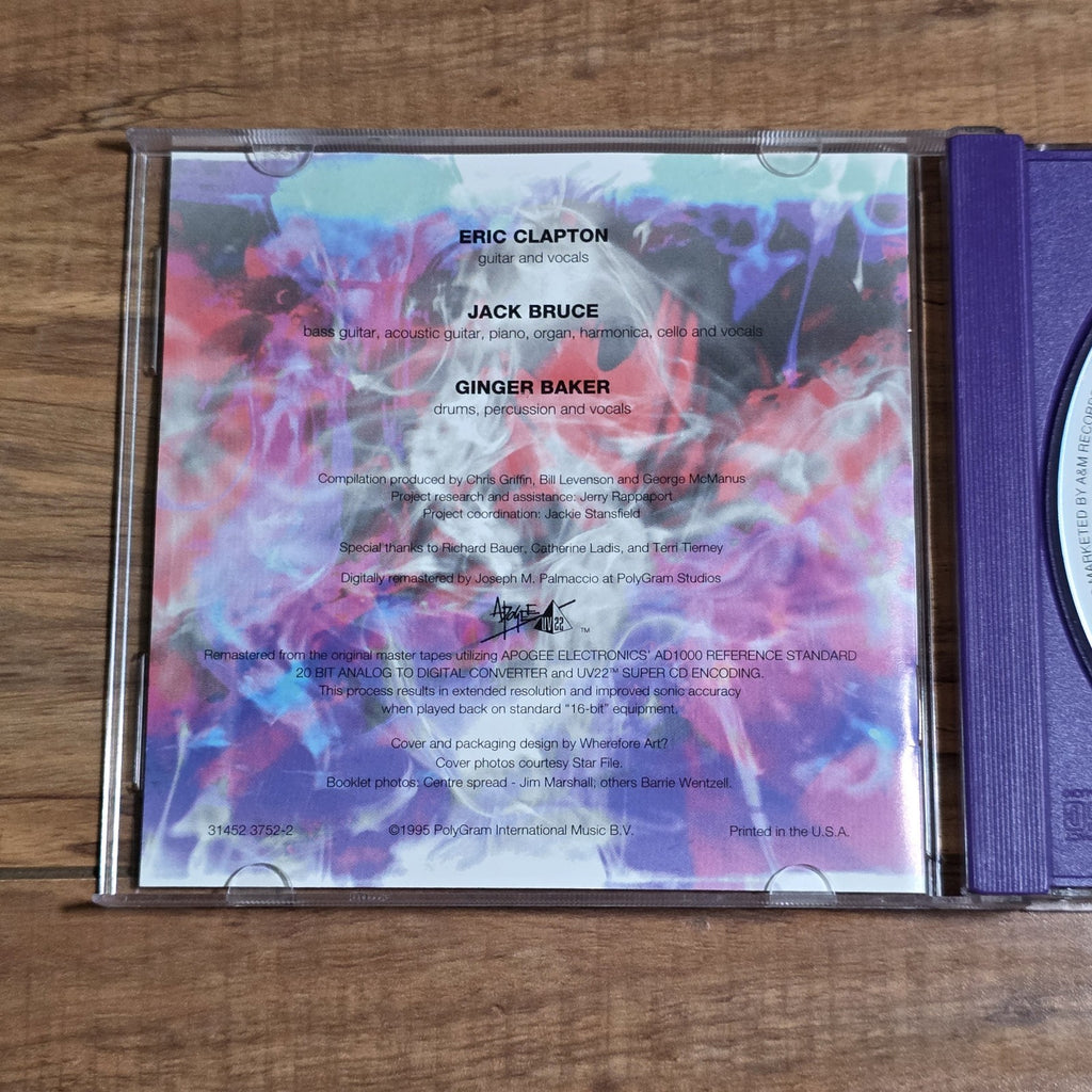 Cream - Very Best of Cream CD Compilation 1995 Blues Rock