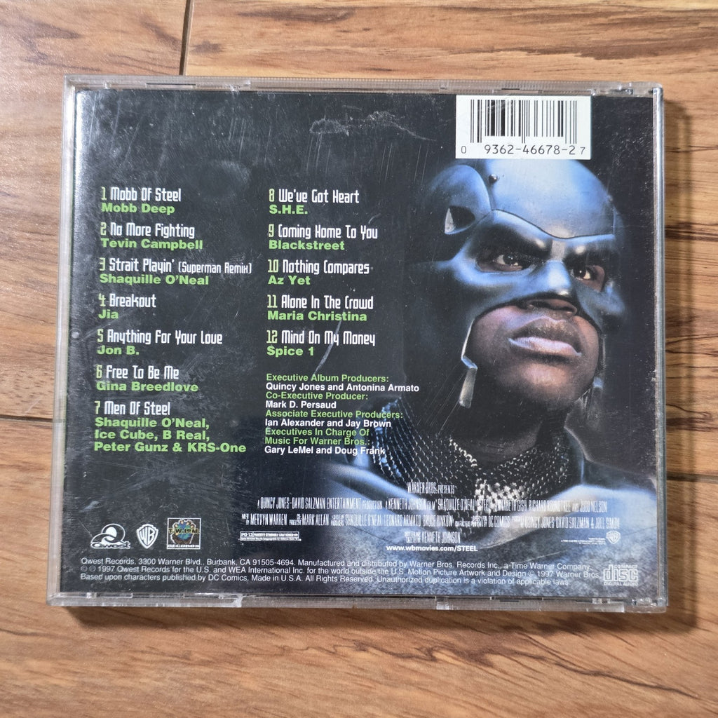 Steel Original Soundtrack CD 1997 Warner Bros Promo Shaquille O'Neal Hip Hop R&B