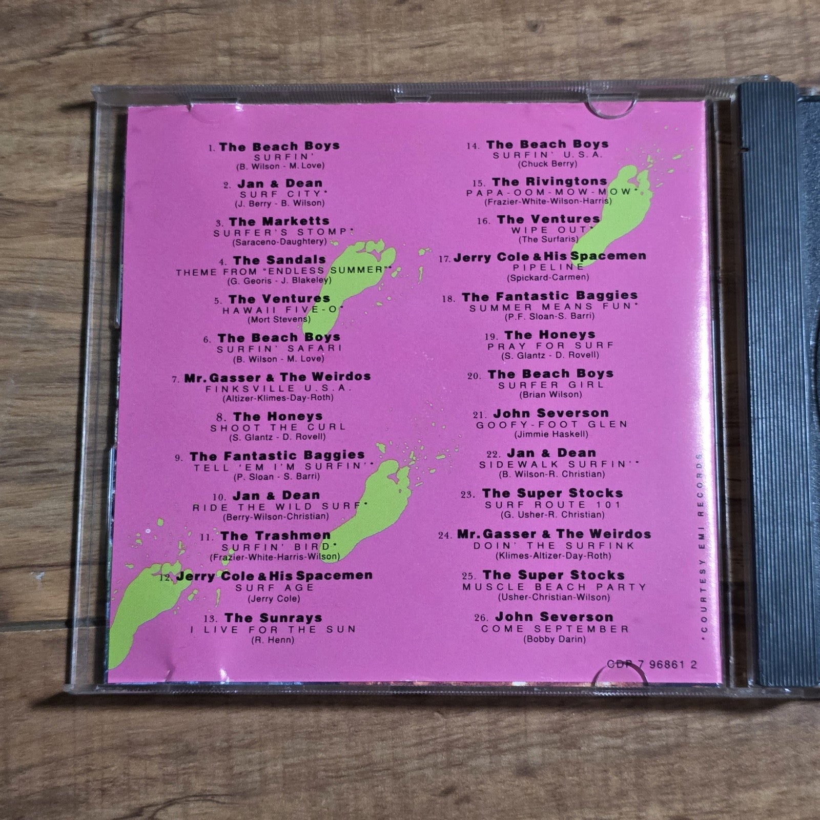 Monster Summer Hits: Wild Surf CD Compilation 1996 Surf Rock