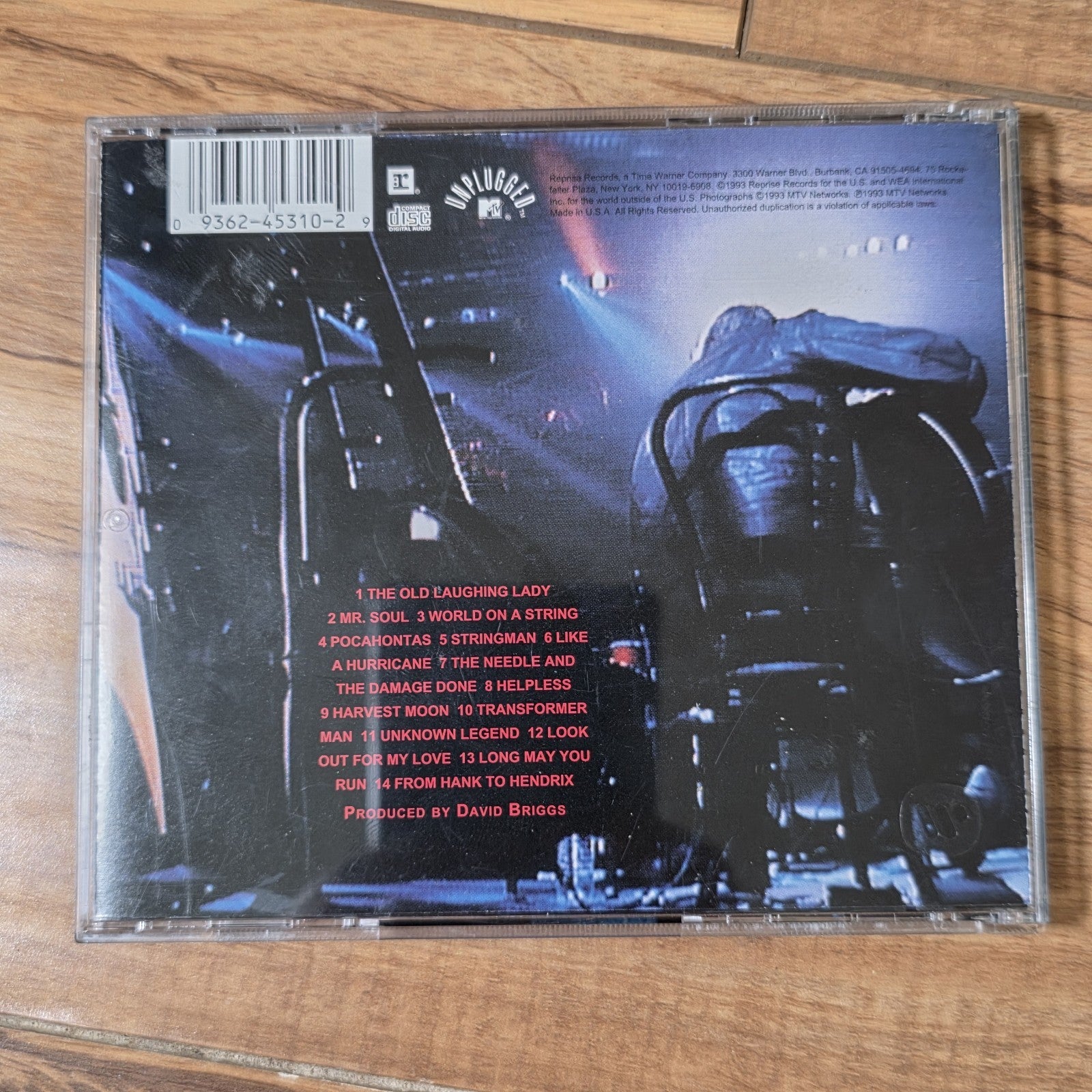 Neil Young - Unplugged CD Album 1993 Folk Rock