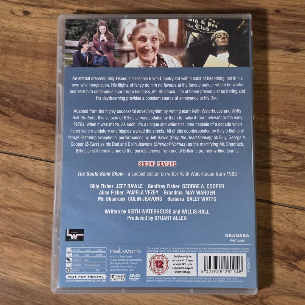 Billy Liar Complete Series Two 1974 DVD Stuart Allen Comedy PAL Region 2 HTF