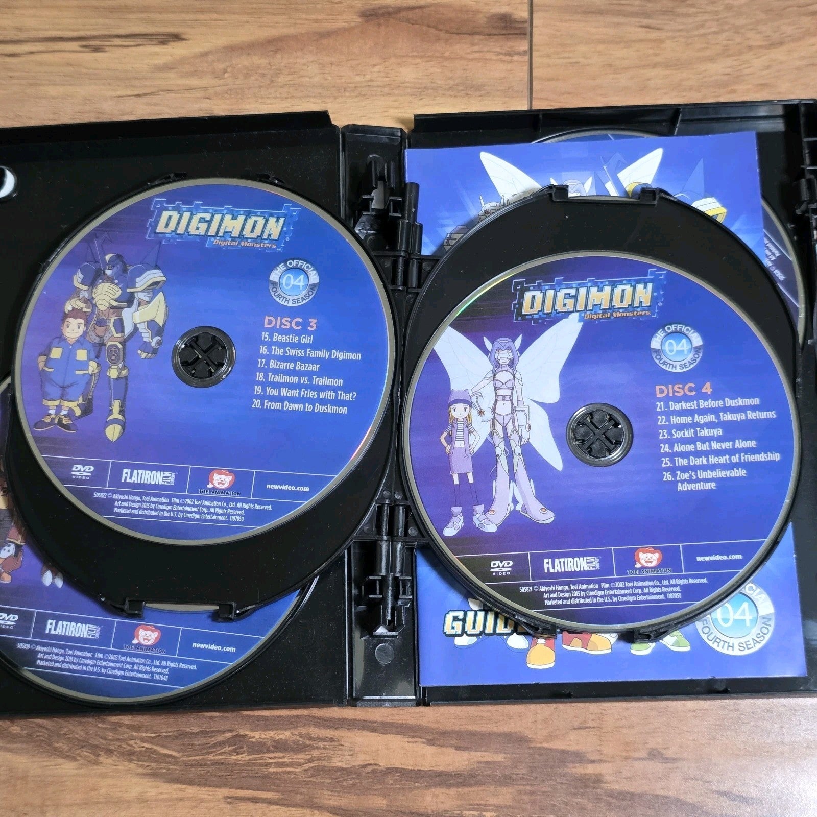 Digimon Digital Monsters The Official Fourth Season DVD 2013 Anime Rare HTF
