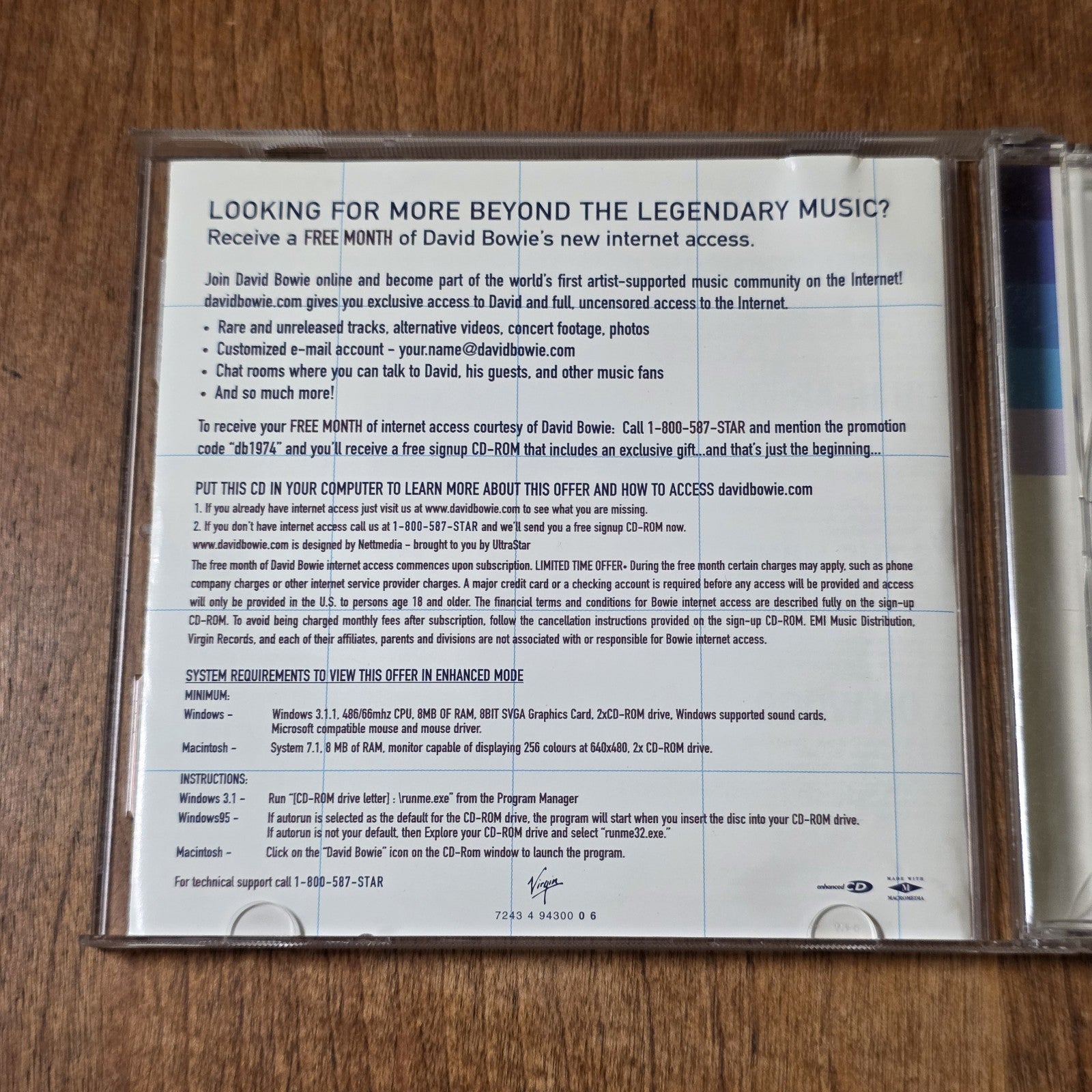 David Bowie - The Best of David Bowie 1974/1979 CD Compilation 1998 Pop Rock