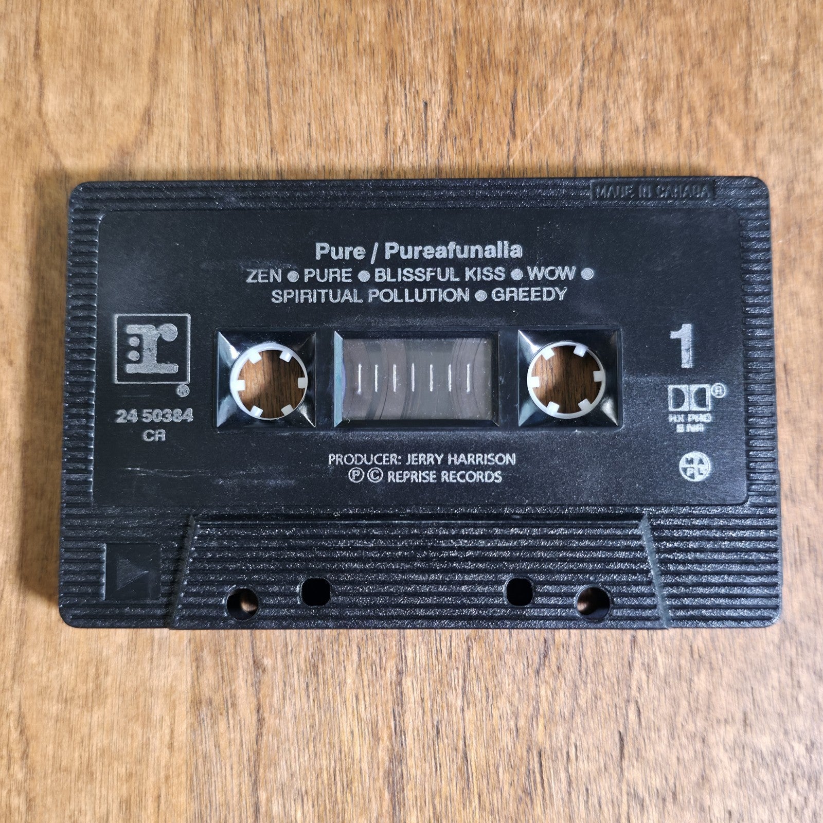 Pure - Pureafunalia Cassette Album 1992 Alternative Rock Reprise Records