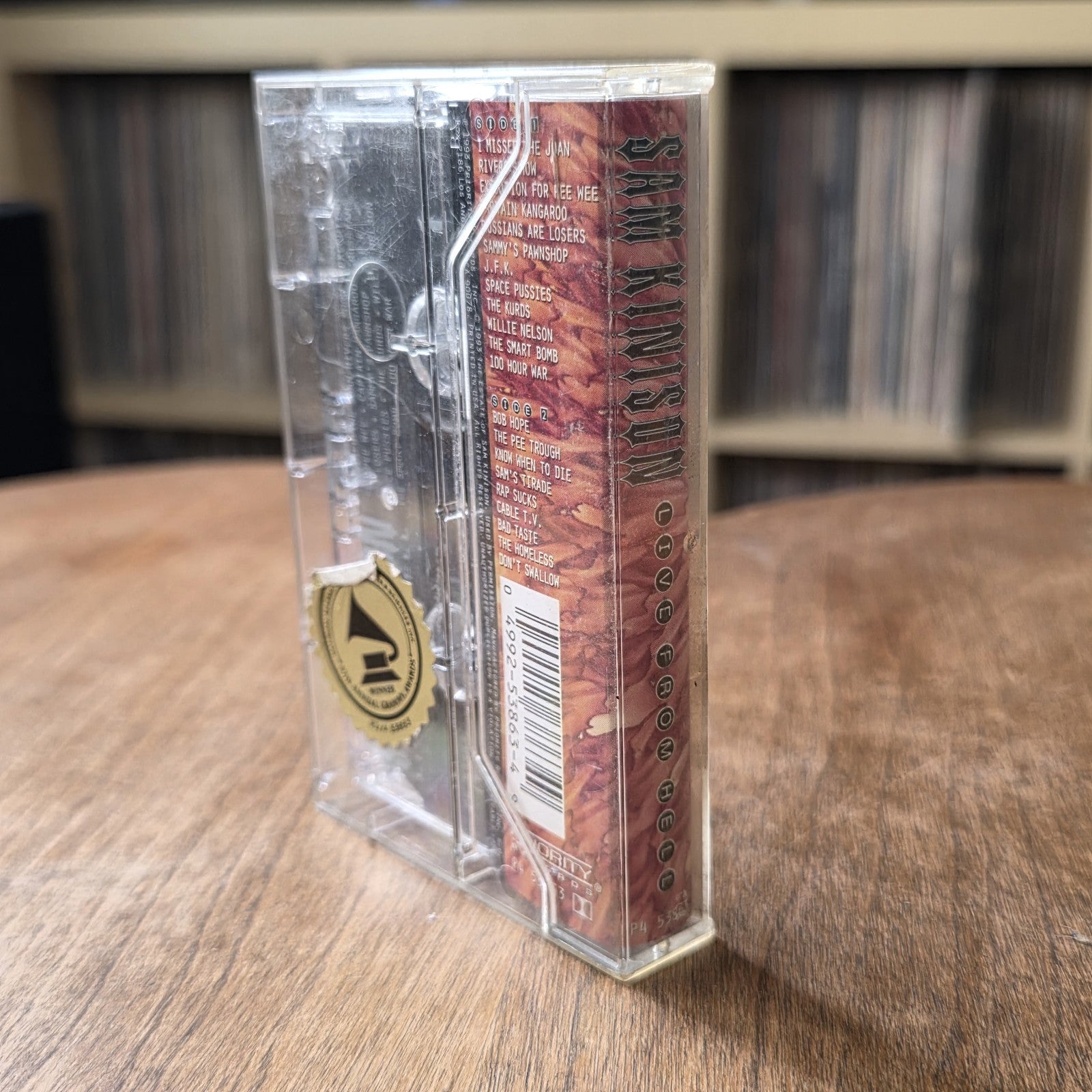 Sam Kinison - Live from Hell Cassette Live Album 1993 Comedy