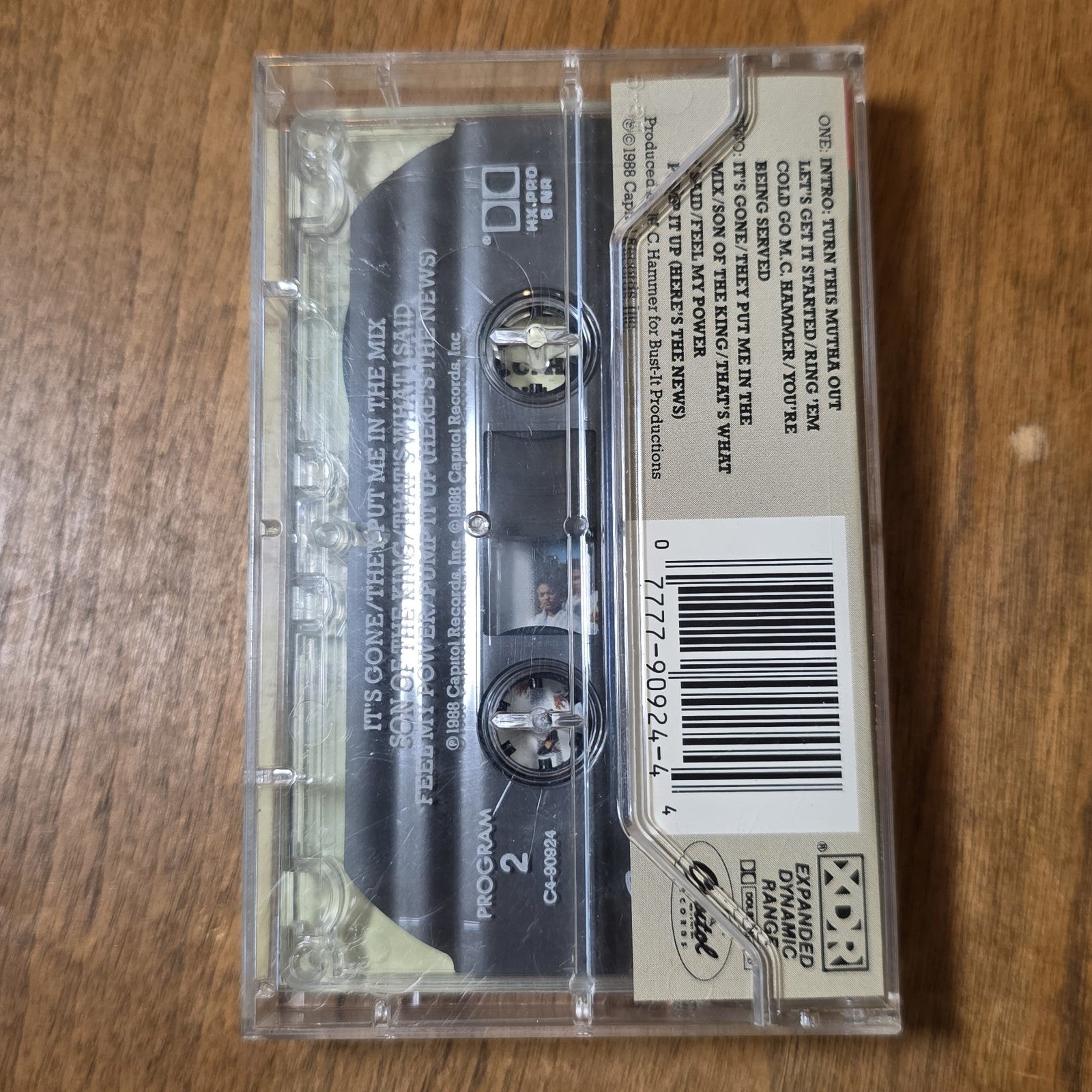 M.C. Hammer - Lets Get It Started Album 1988 Hip Hop Cassette