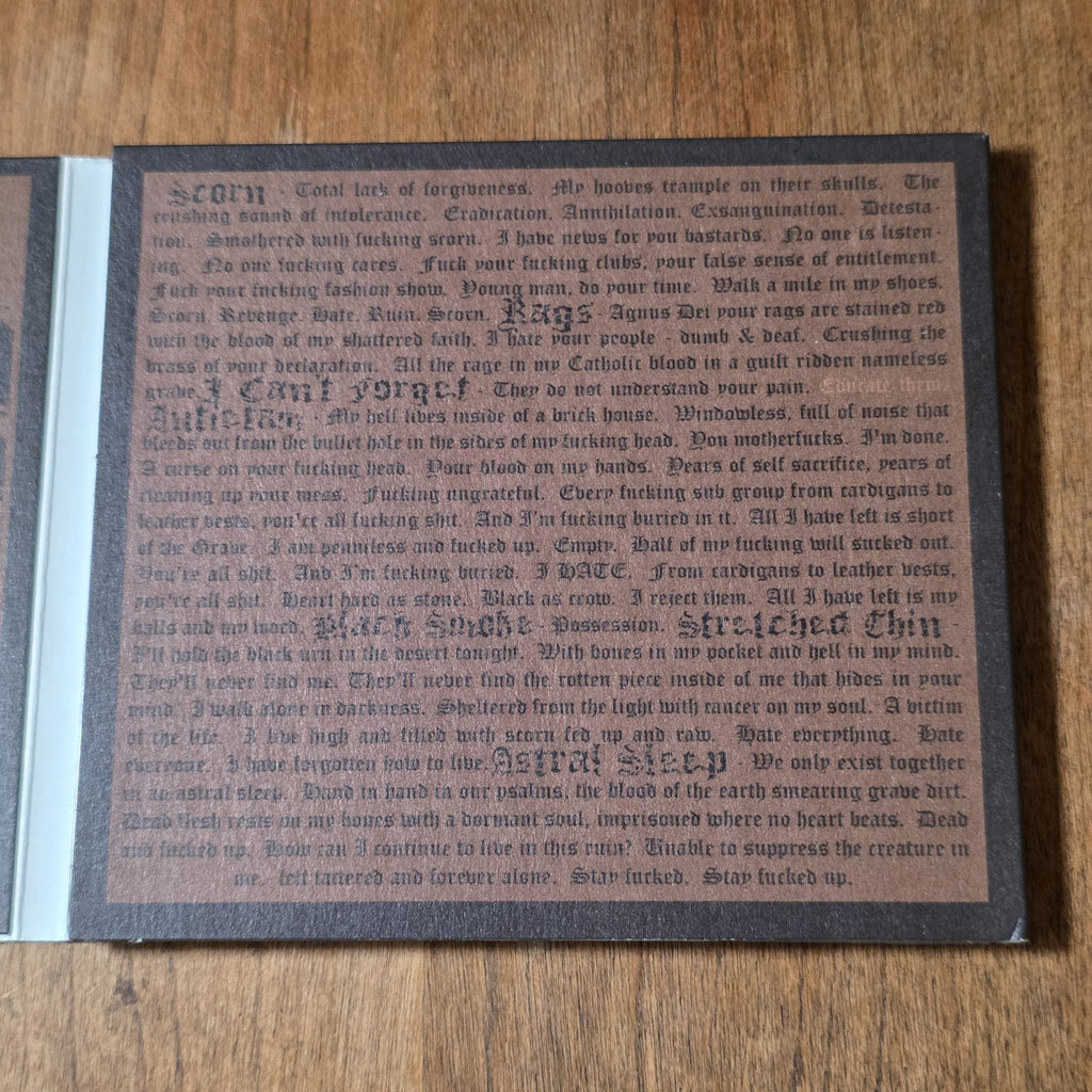 Primitive Man - Scorn CD Album 2013 Doom Metal Relapse Records HTF