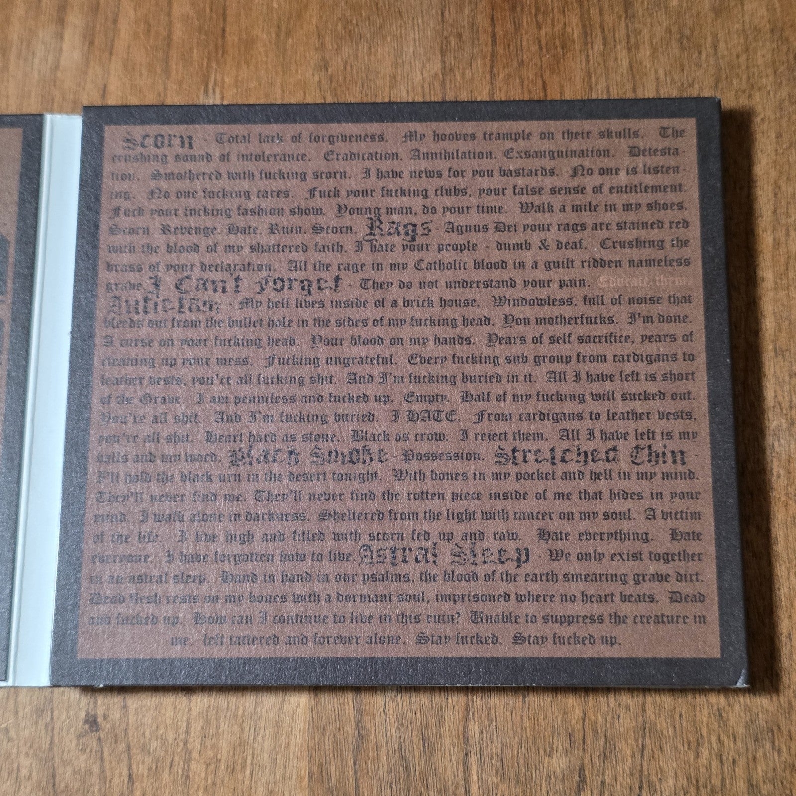 Primitive Man - Scorn CD Album 2013 Doom Metal Relapse Records HTF