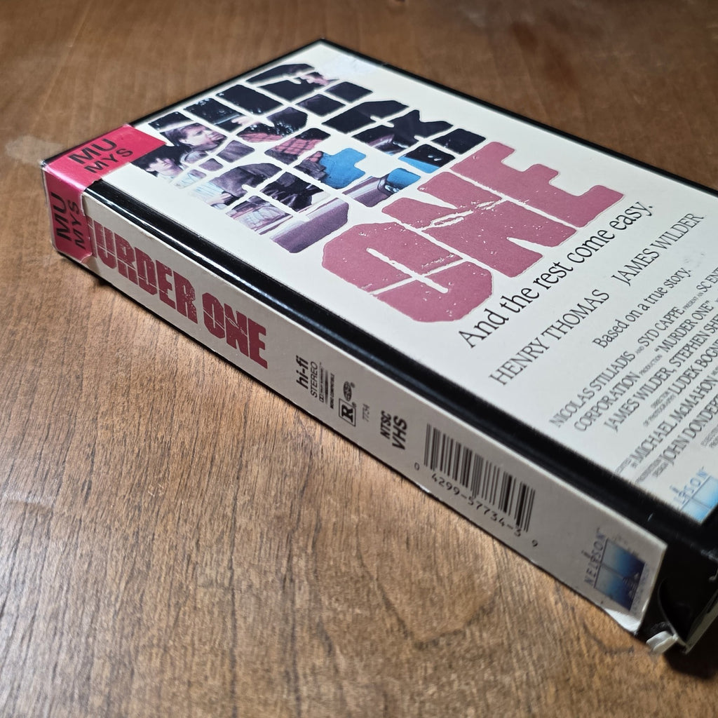 Murder One 1988 VHS Graeme Campbell Crime Drama Cut Box