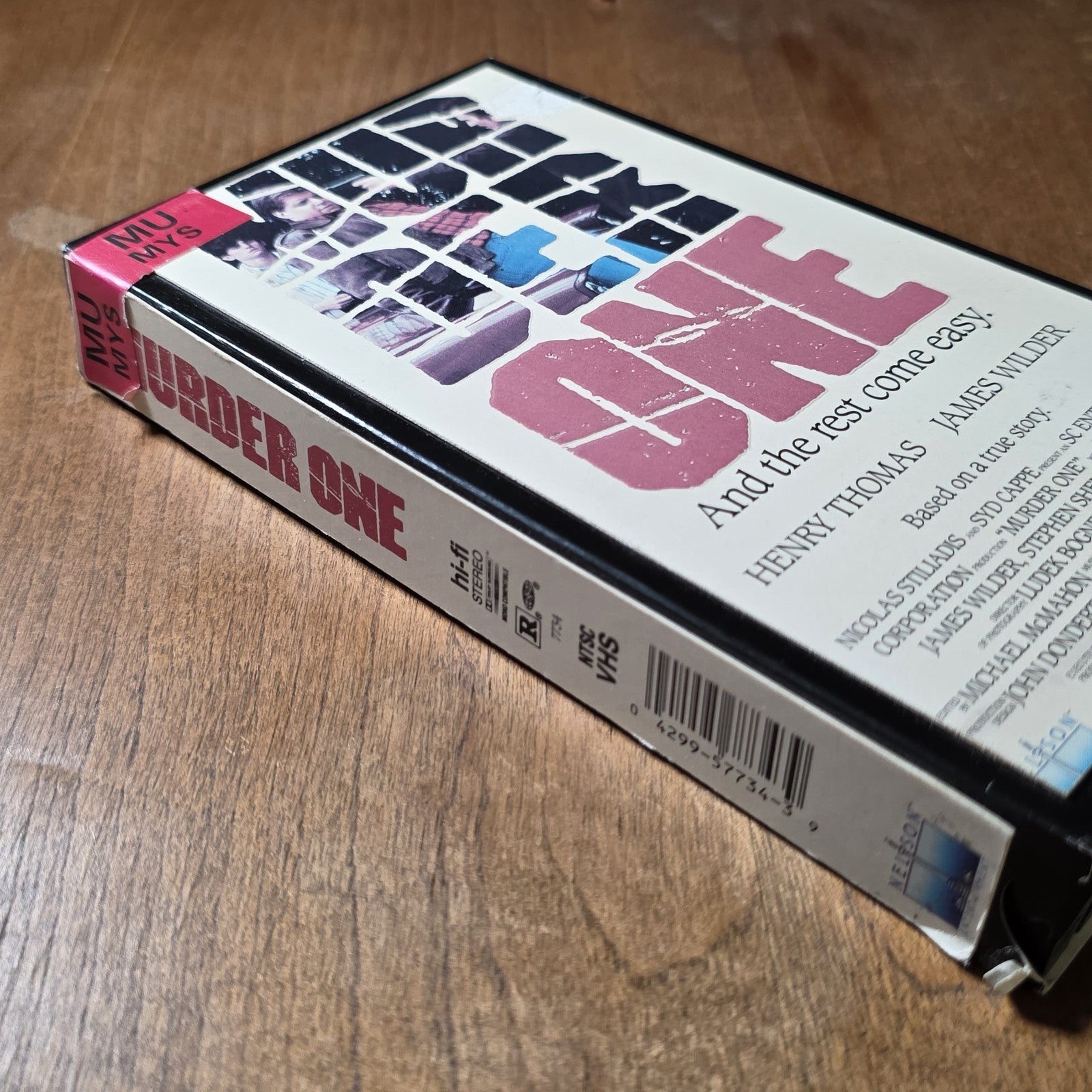 Murder One 1988 VHS Graeme Campbell Crime Drama Cut Box