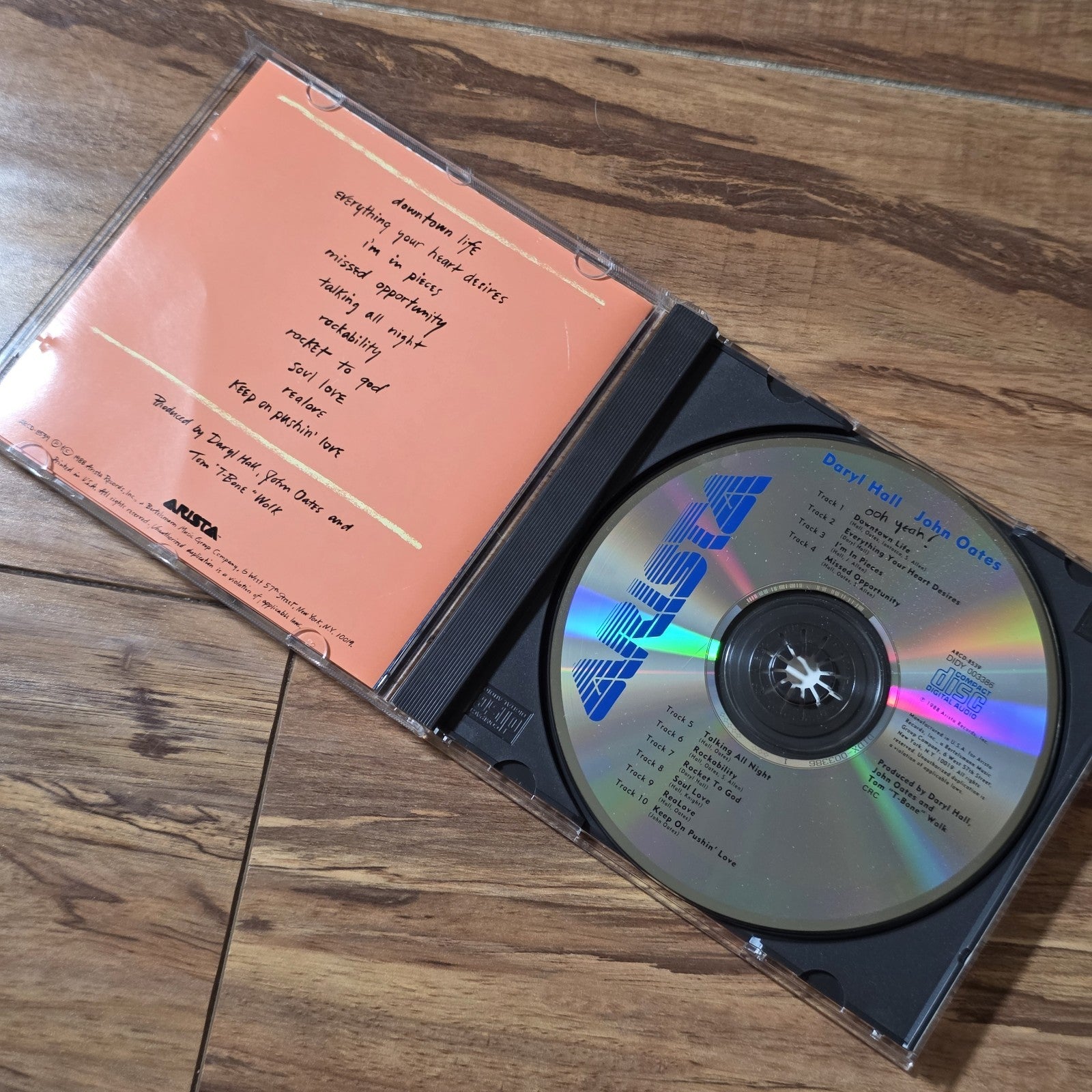 Daryl Hall & John Oates - Ooh Yeah! CD Album 1990 Pop Rock