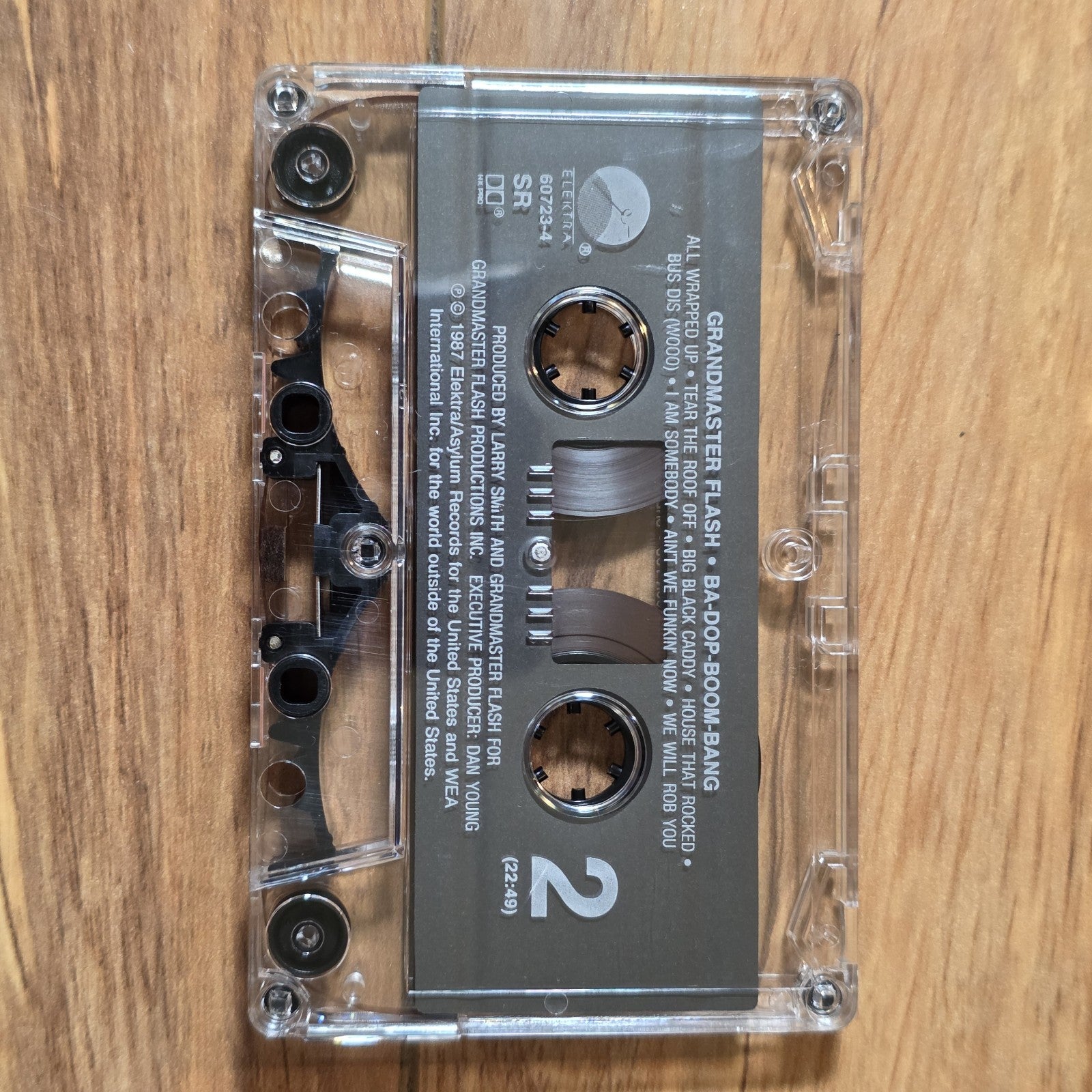 Grandmaster Flash - Ba-Dop-Boom-Bang Album 1987 Hip Hop Cassette Elektra