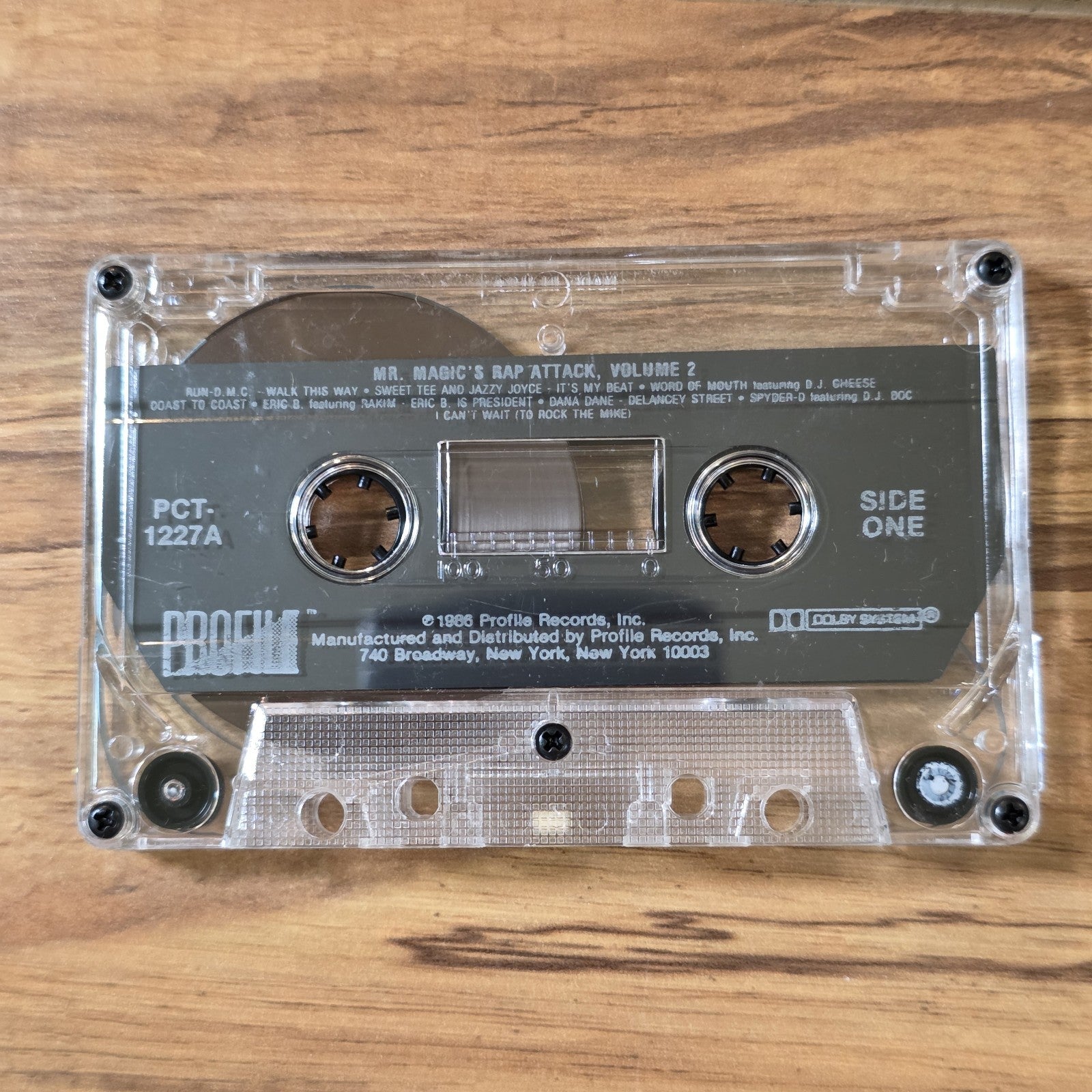 Mr. Magic - Rap Attack Volume 2 Compilation 1986 Hip Hop Cassette Profile