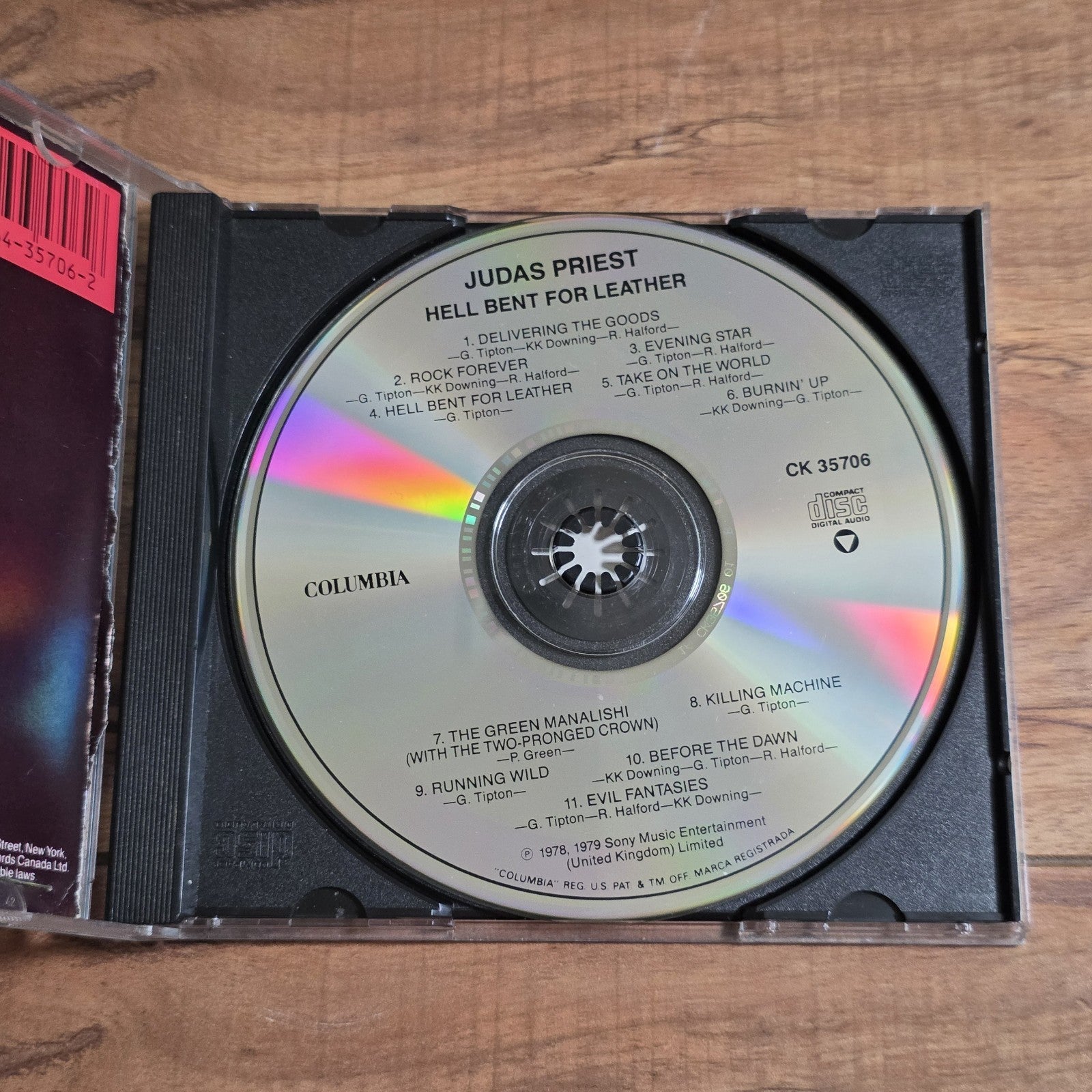 Judas Priest - Hell Bent For Leather CD Album 1978 Heavy Metal