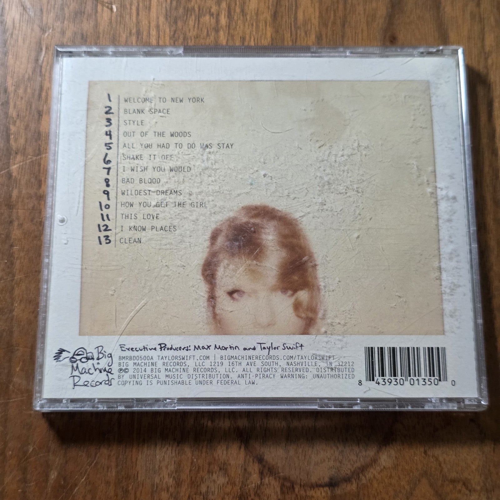 Taylor Swift - 1989 CD Album 2014 Pop