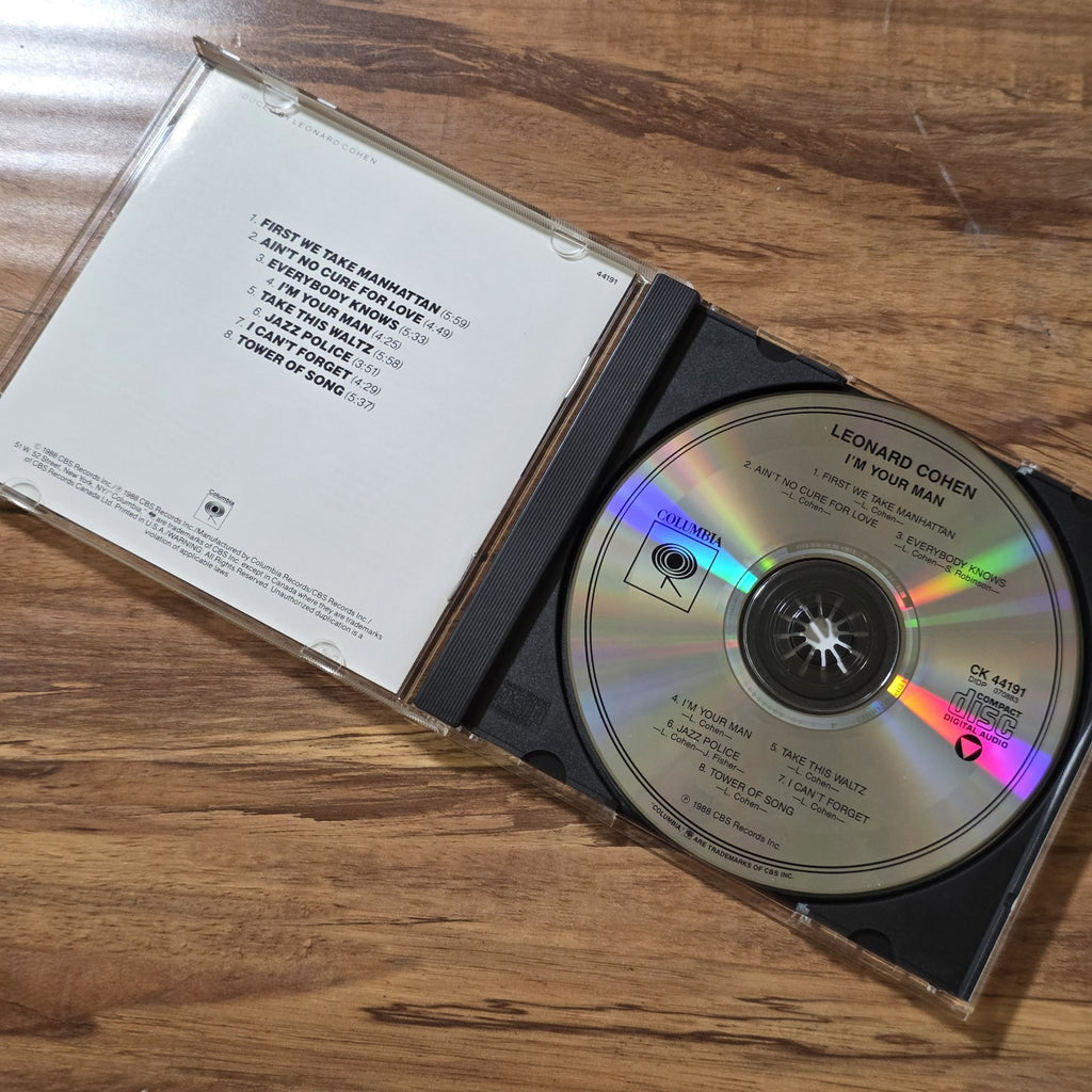 Leonard Cohen - I'm Your Man CD Album 1988 Folk Rock