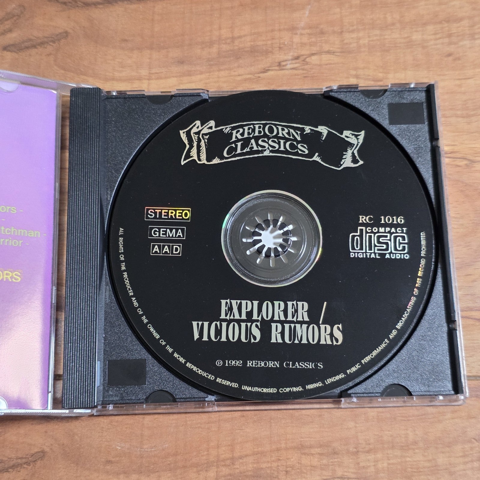Explorer - Symphonies Of Steel CD Album 1984 Heavy Metal Rare HTF