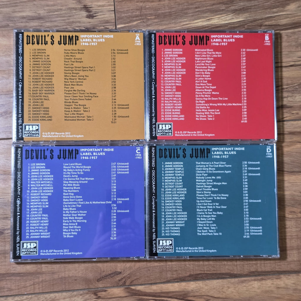 The Devil’s Jump Indie Label Blues 1946-1952 4-CD Box Set Rare HTF