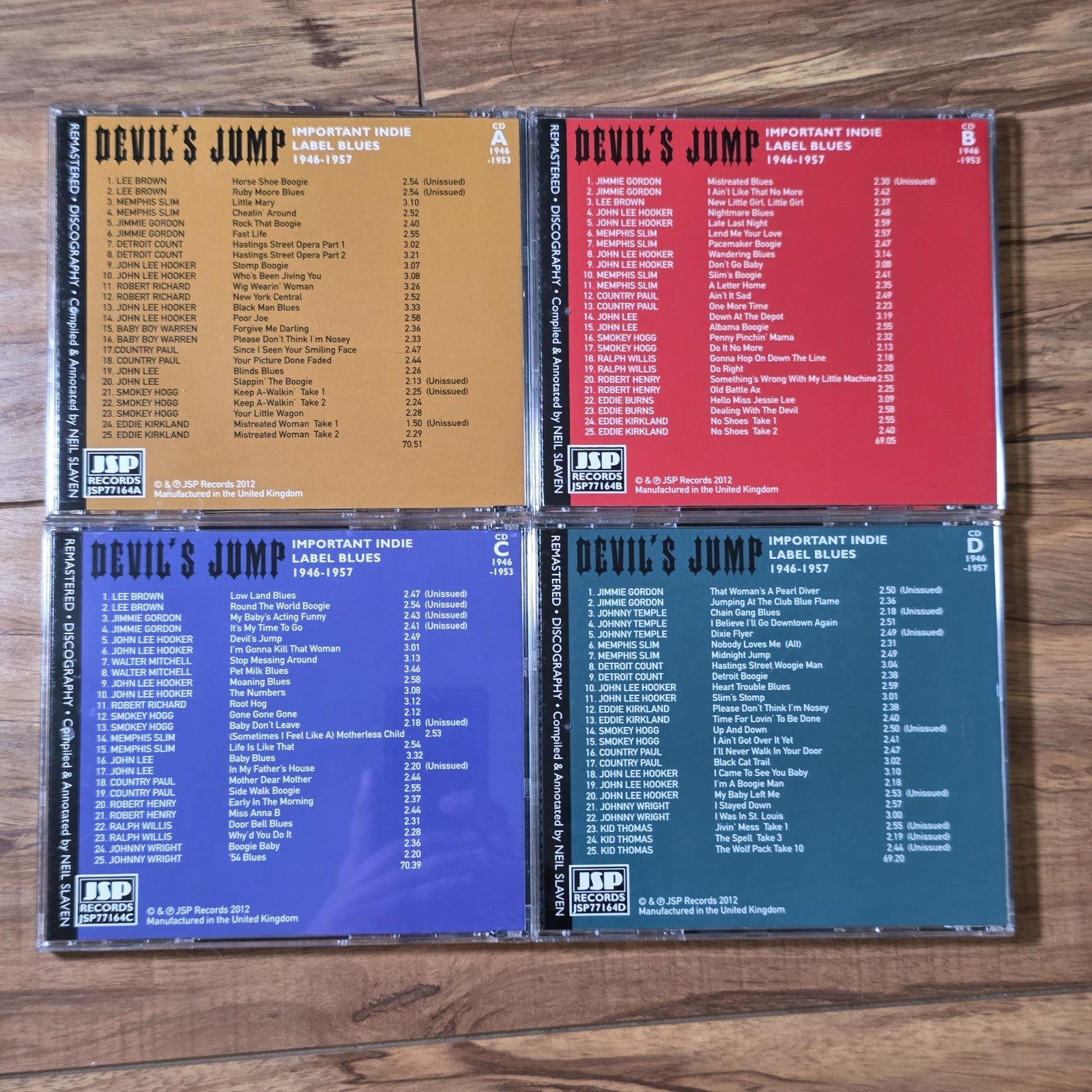 The Devil’s Jump Indie Label Blues 1946-1952 4-CD Box Set Rare HTF