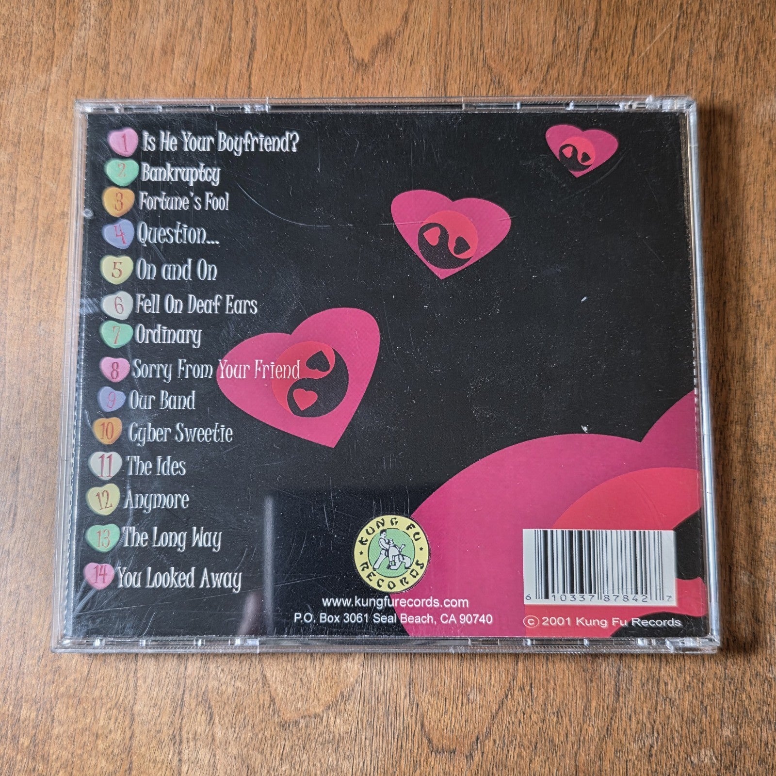 Antifreeze - Four Letter Words CD Album 2003 Pop Punk Kung Fu Records