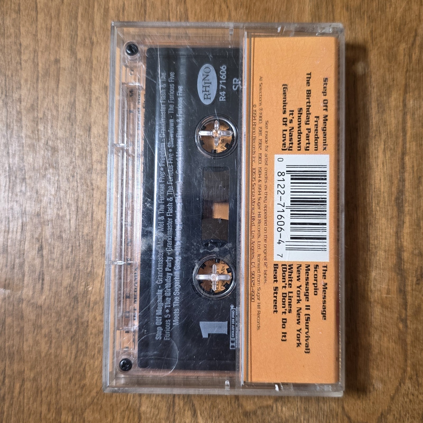 Grandmaster Flash Melle Mel & The Furious Five - Best Of 1994 Cassette Rare HTF