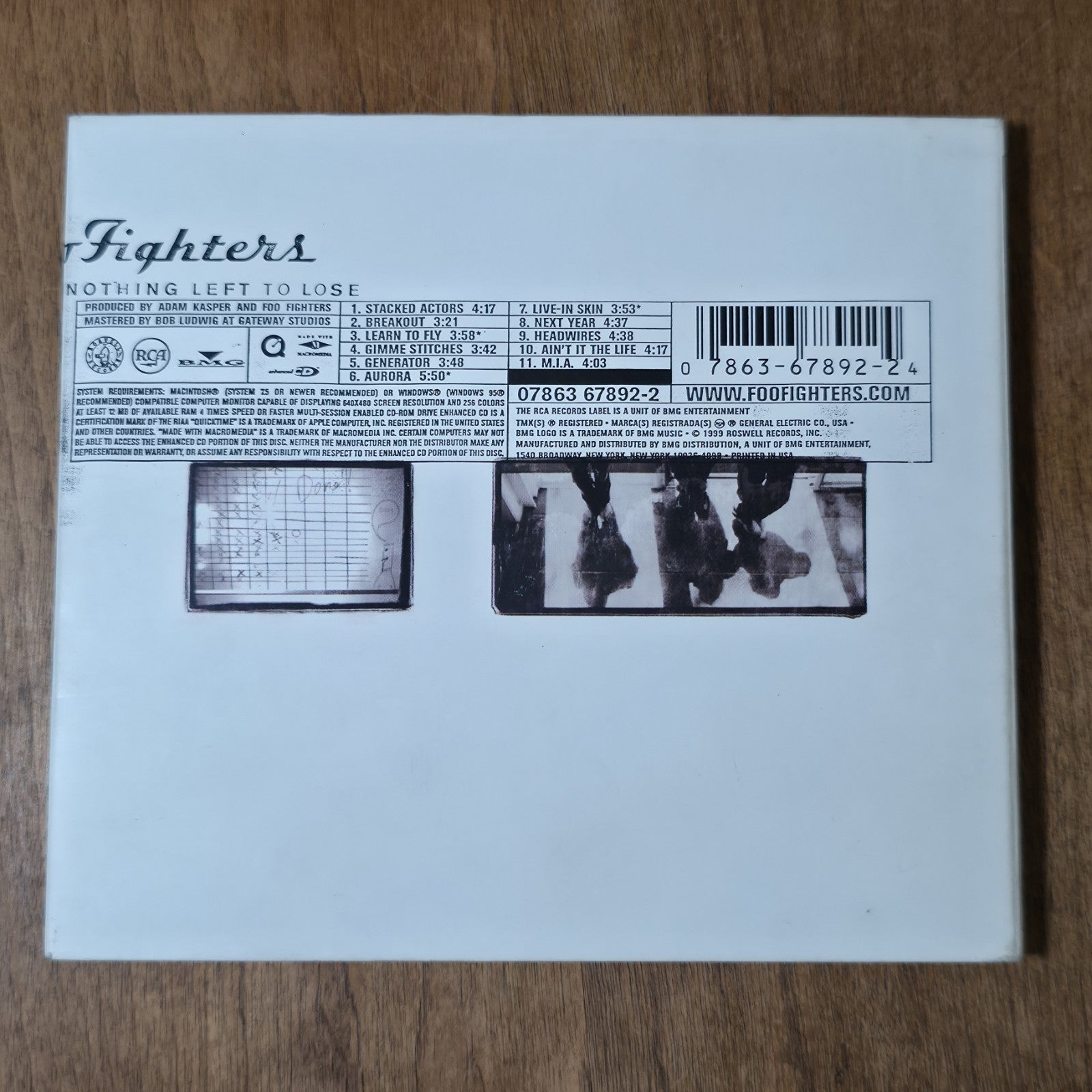 Foo Fighters - There Is Nothing Left to Lose CD Album 1999 Alternative Rock
