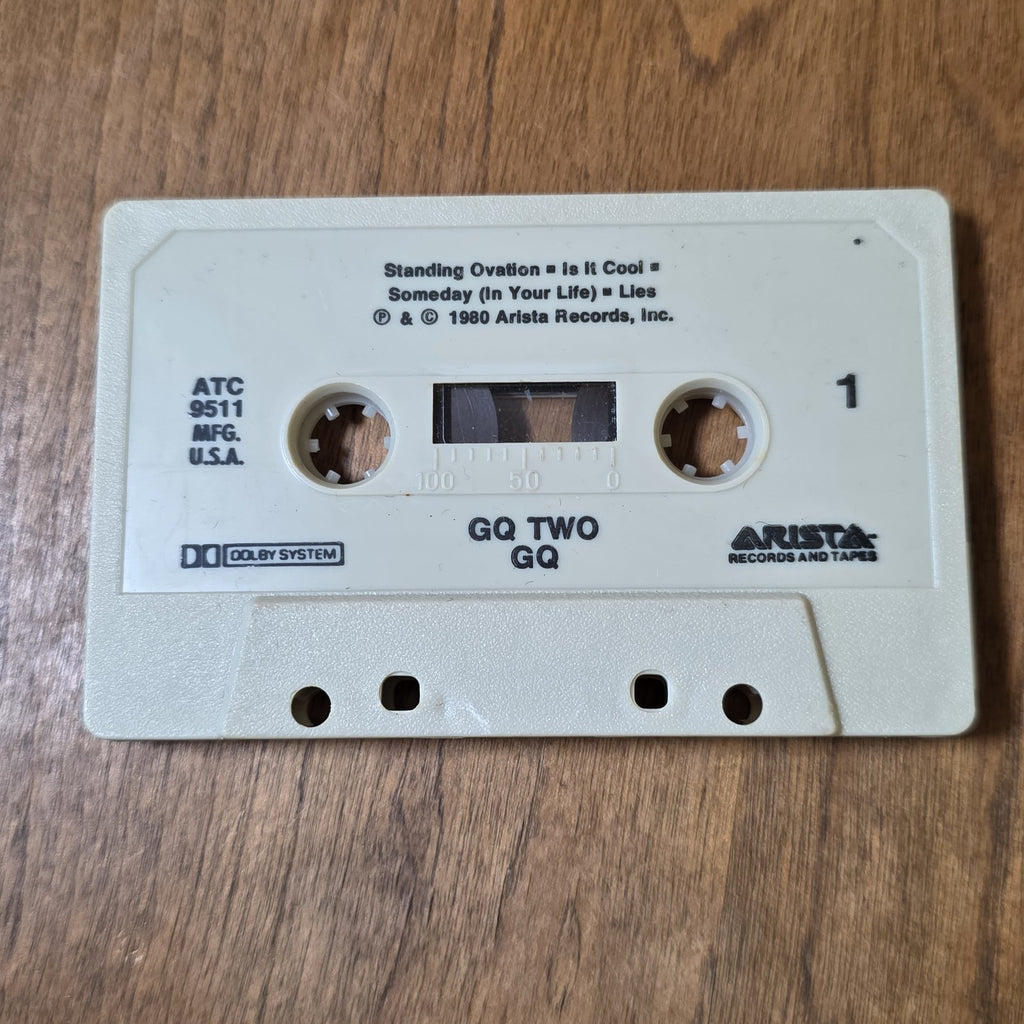 GQ - Two Album 1980 R&B Soul Funk Cassette Arista Records HTF