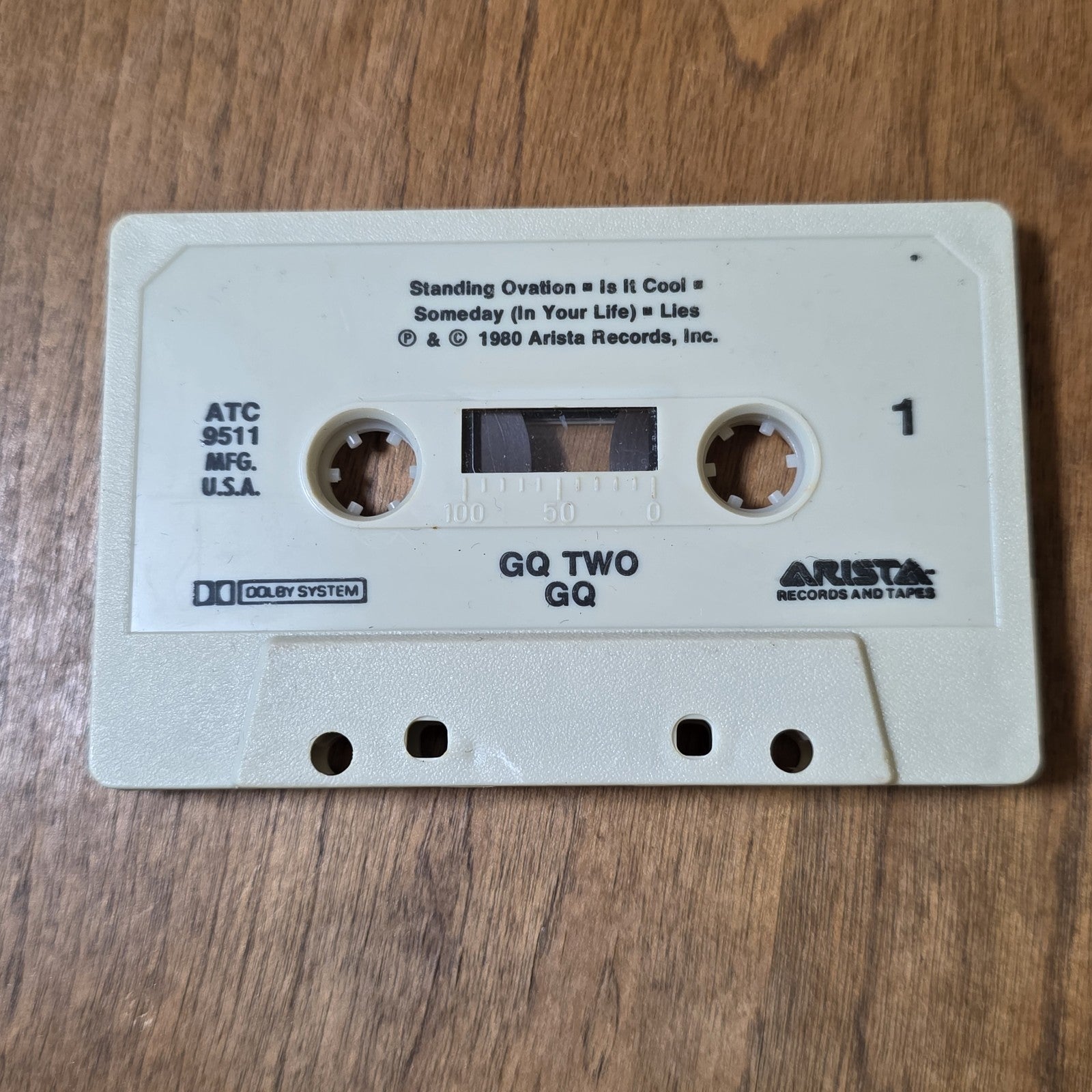 GQ - Two Album 1980 R&B Soul Funk Cassette Arista Records HTF
