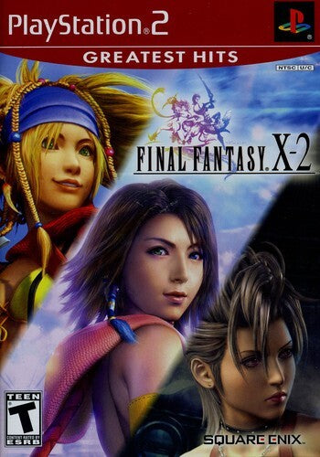 Final Fantasy X-2 2003 Sony Playstation 2 PS2 Red Label No Manual Damaged Box