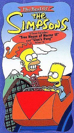 The Best of The Simpsons Vol 12 VHS 1999 Animation Treehouse Of Horror 2
