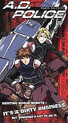 A.D. Police Files Vol. 1: Bad Blood 1990 VHS English Dubbed Anime Tony Oliver