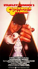 A Clockwork Orange VHS 1971 Sci-Fi Stanley Kubrick