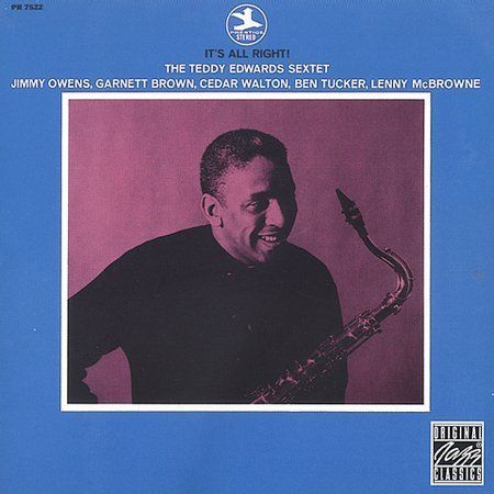 Teddy Edwards - It's All Right CD Album 1997 Jazz Rare HTF