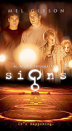 Signs 2002 VHS M. Night Shyamalan Sci-Fi Thriller 2003 Mel Gibson